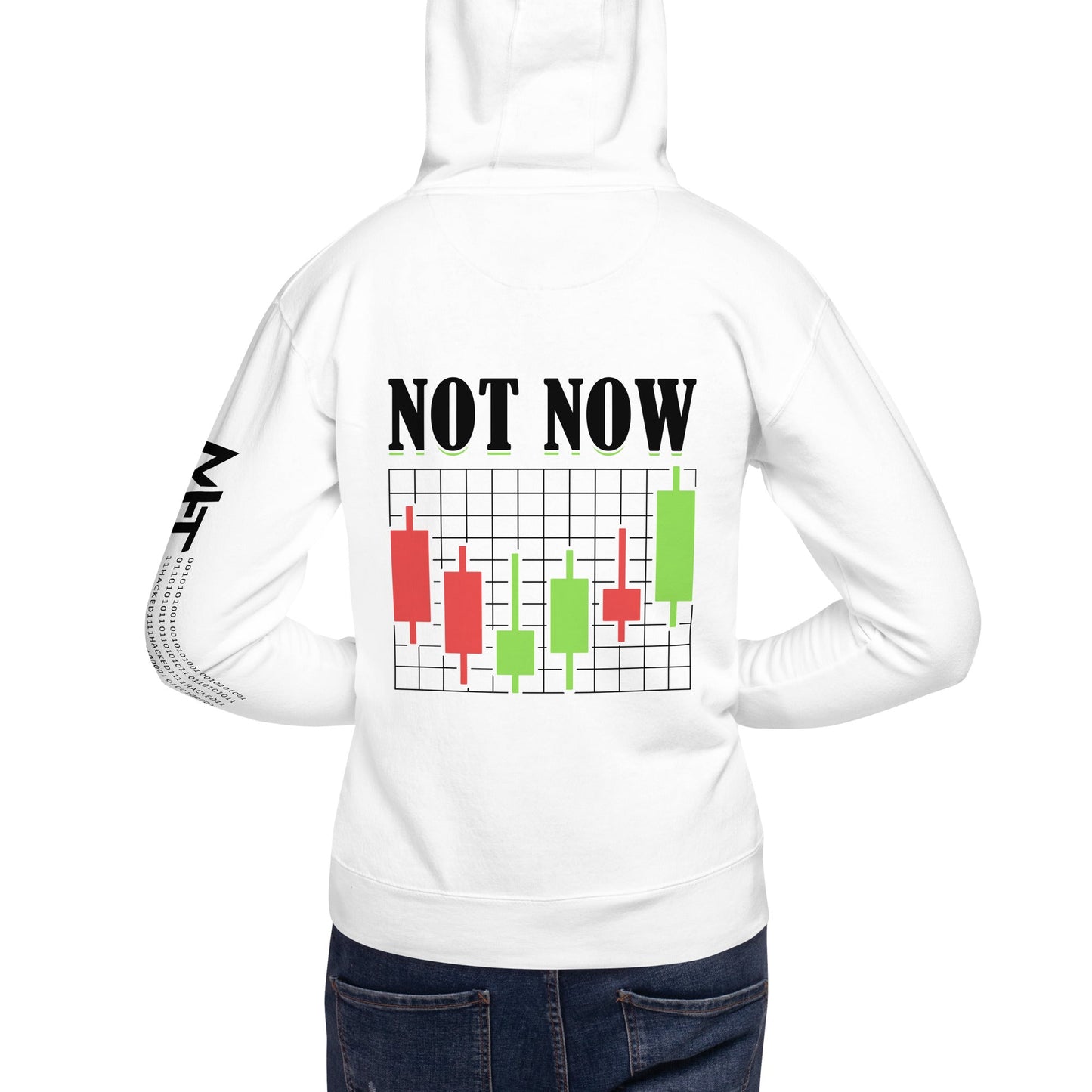 Not Now in Dark Text - Unisex Hoodie by DarkByteGear