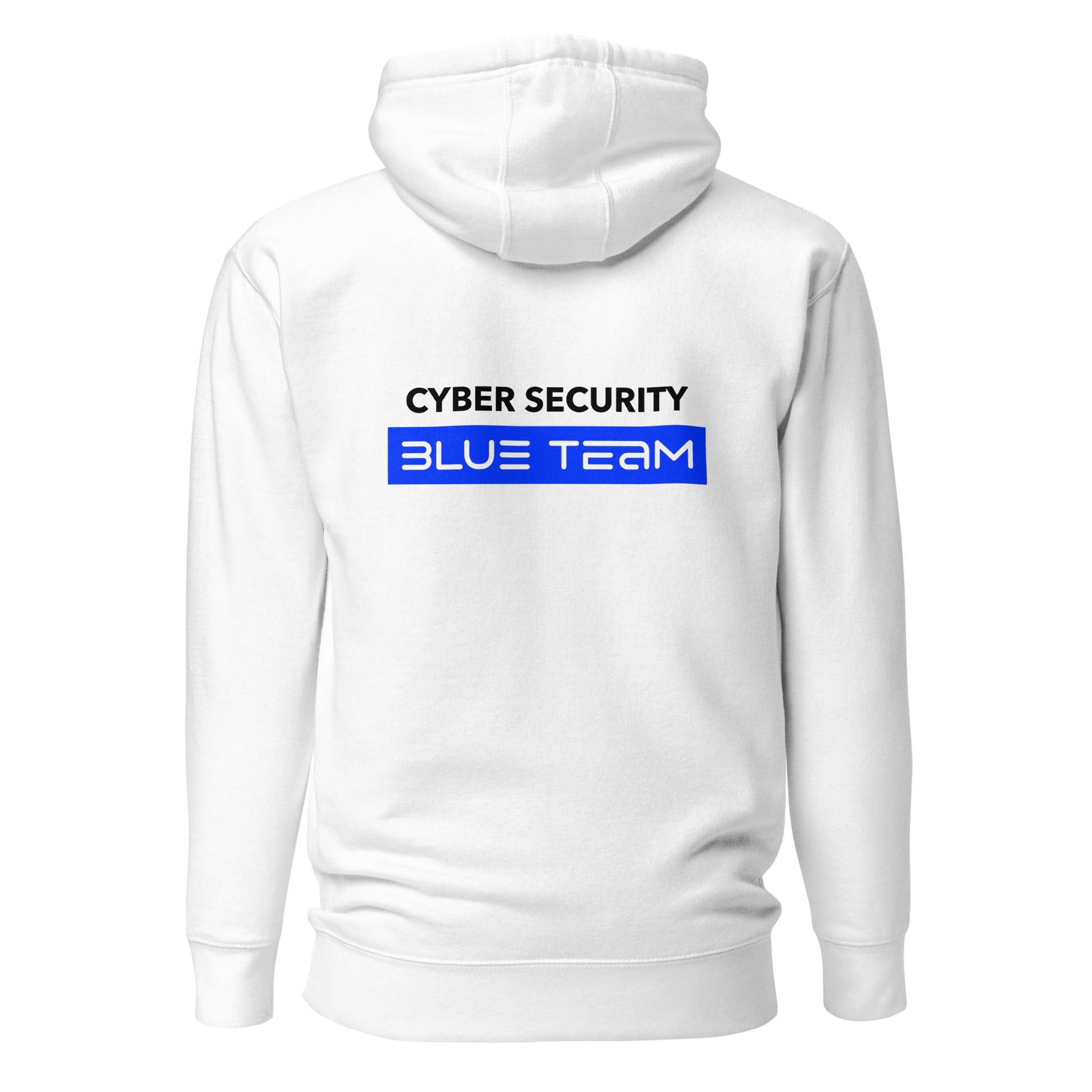Cyber Security Blue Team V8 - Unisex Hoodie ( Back Print ) by DarkByteGear