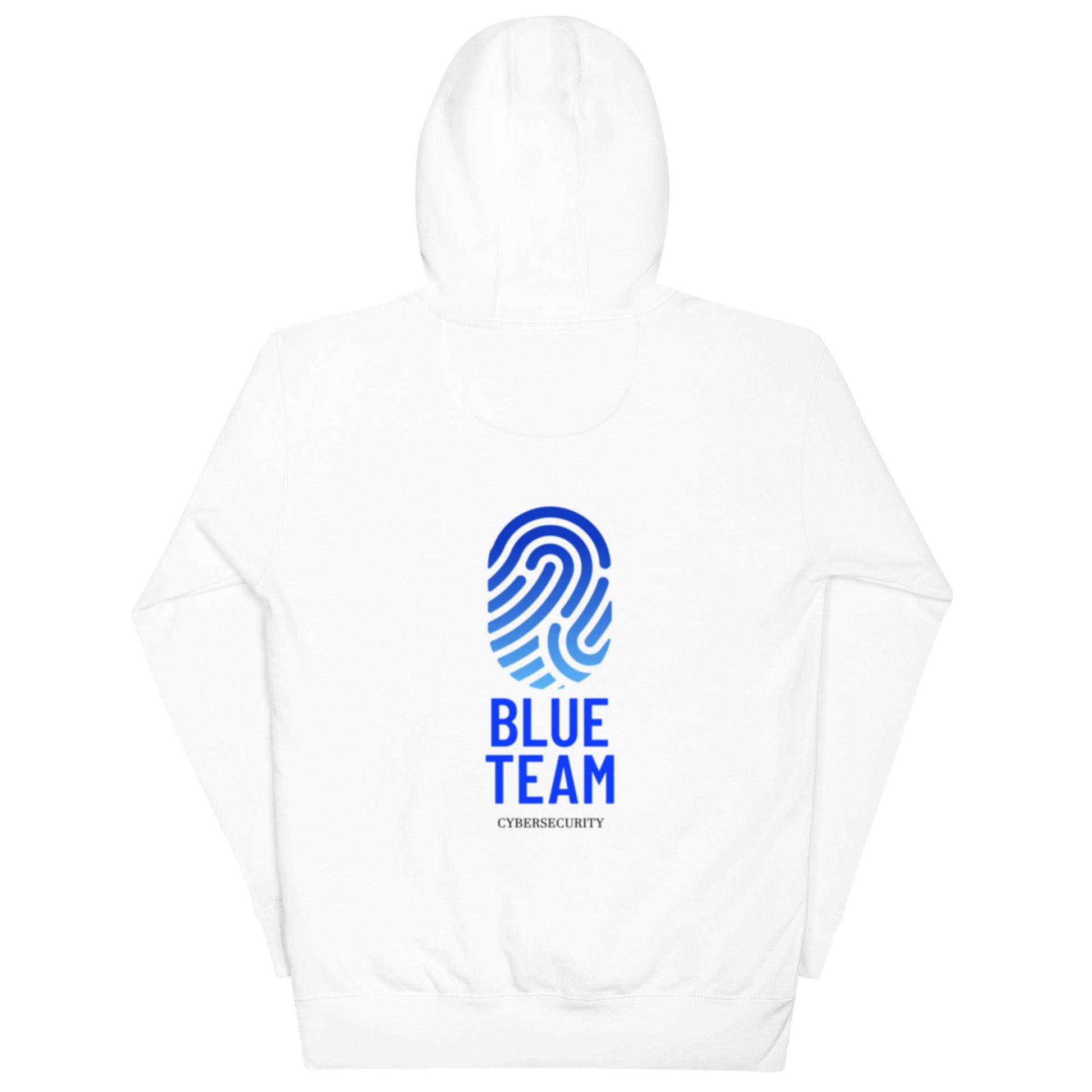 Cyber Security Blue Team v2 - Unisex Hoodie ( Back Print ) by DarkByteGear