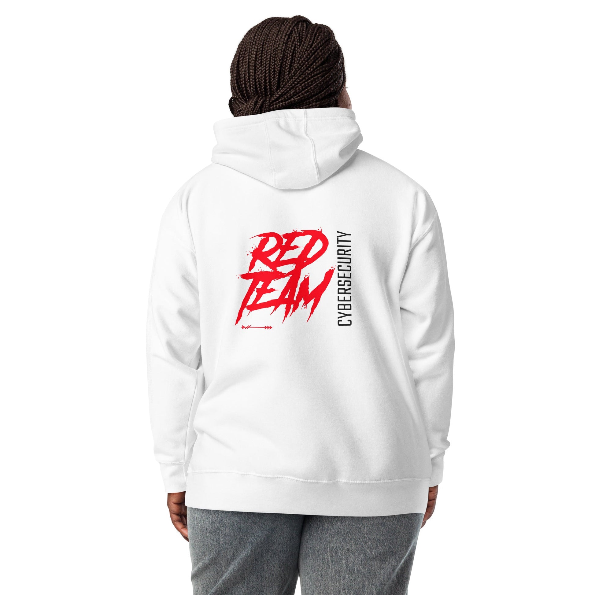 Cyber Security Red Team V6 - Unisex Hoodie ( Back Print ) by DarkByteGear