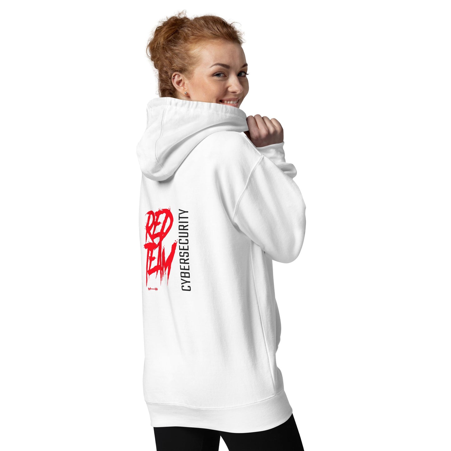 Cyber Security Red Team V6 - Unisex Hoodie ( Back Print ) by DarkByteGear