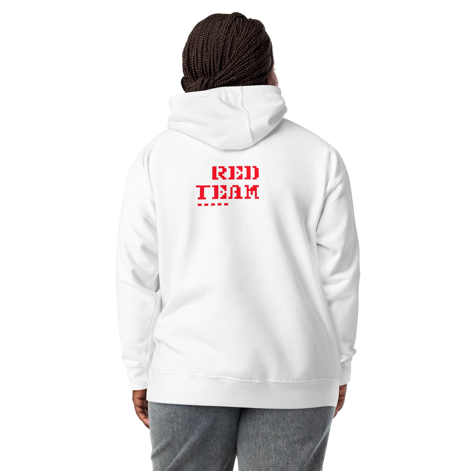 Cyber Security Red Team V15 - Unisex Hoodie ( Back Print ) by DarkByteGear