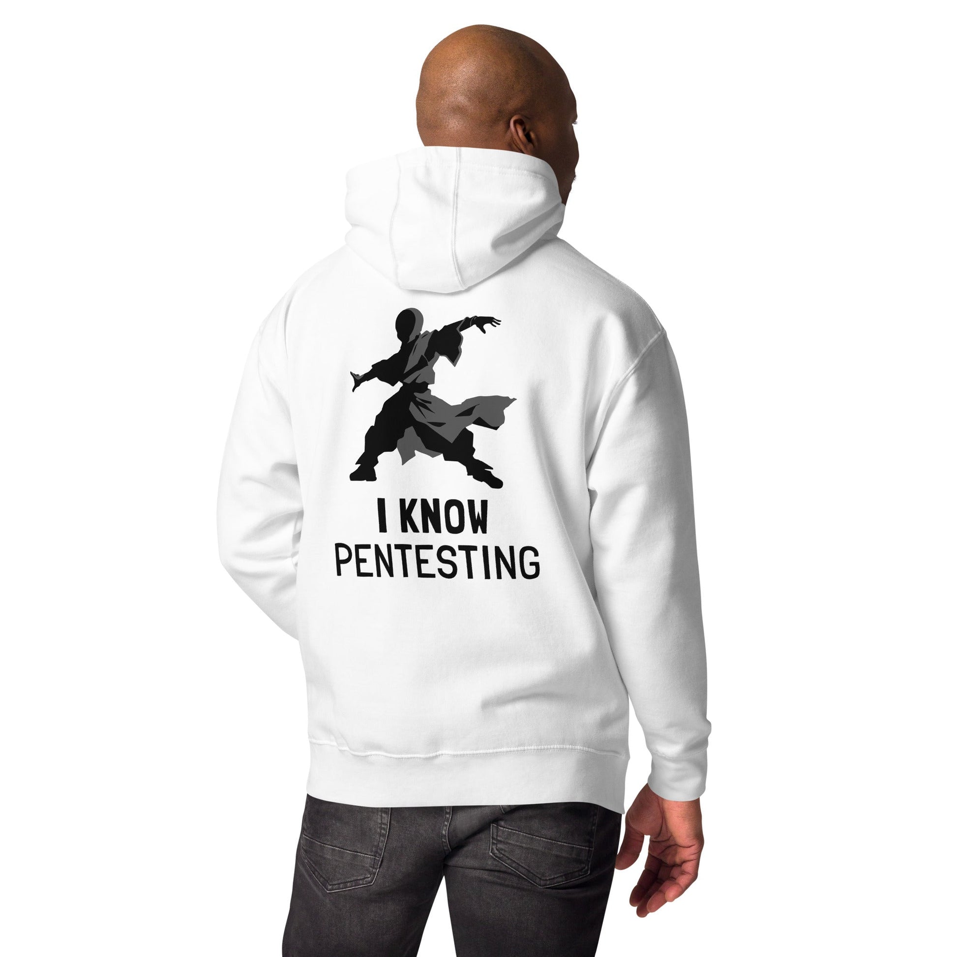 I Know Pentesting - Unisex Hoodie ( Back Print ) by DarkByteGear