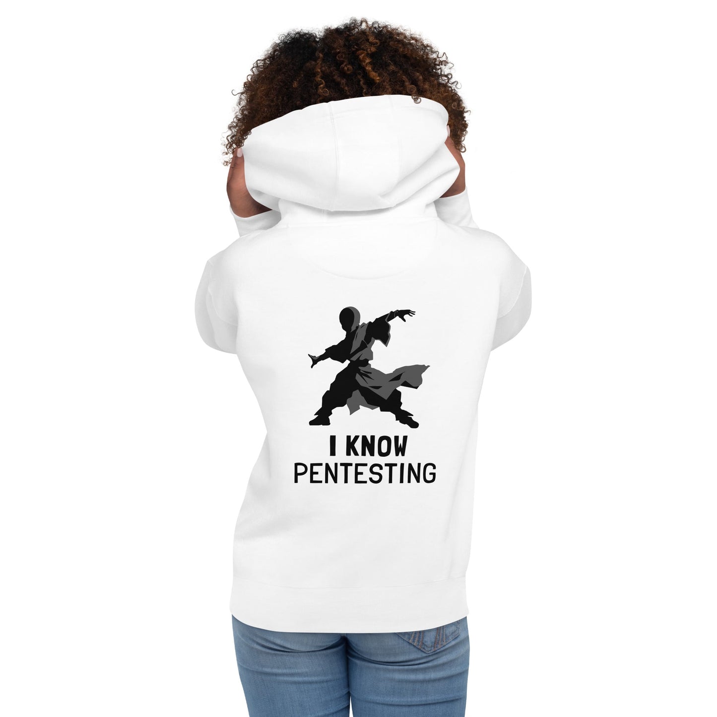 I Know Pentesting - Unisex Hoodie ( Back Print ) by DarkByteGear