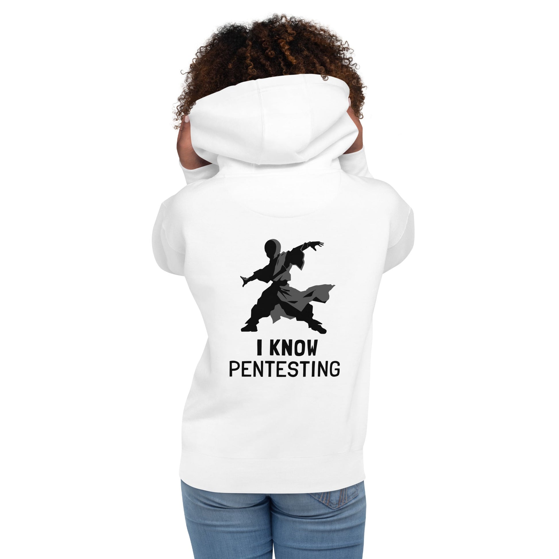 I Know Pentesting - Unisex Hoodie ( Back Print ) by DarkByteGear