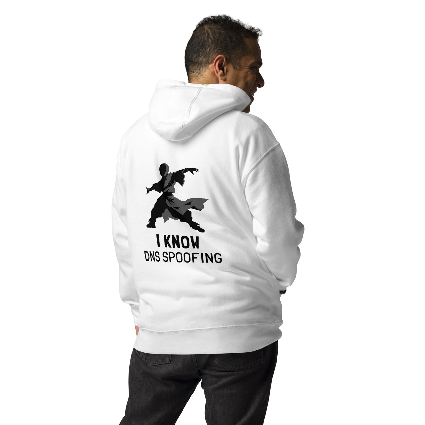 I Know DNS Spoofing - Unisex Hoodie( Back Print ) by DarkByteGear