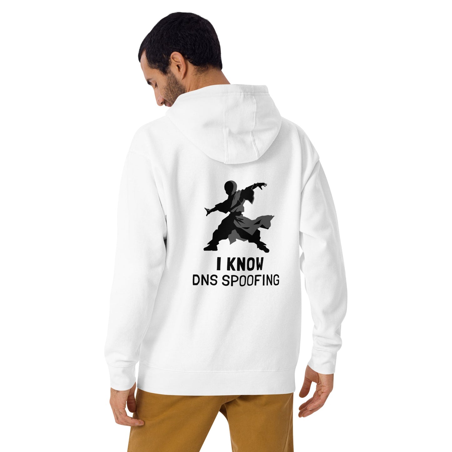 I Know DNS Spoofing - Unisex Hoodie( Back Print ) by DarkByteGear