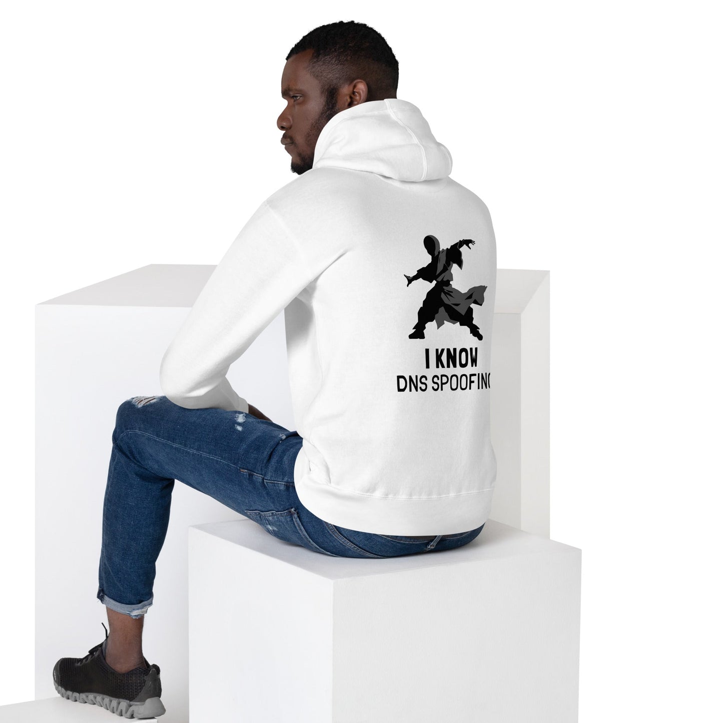 I Know DNS Spoofing - Unisex Hoodie( Back Print ) by DarkByteGear