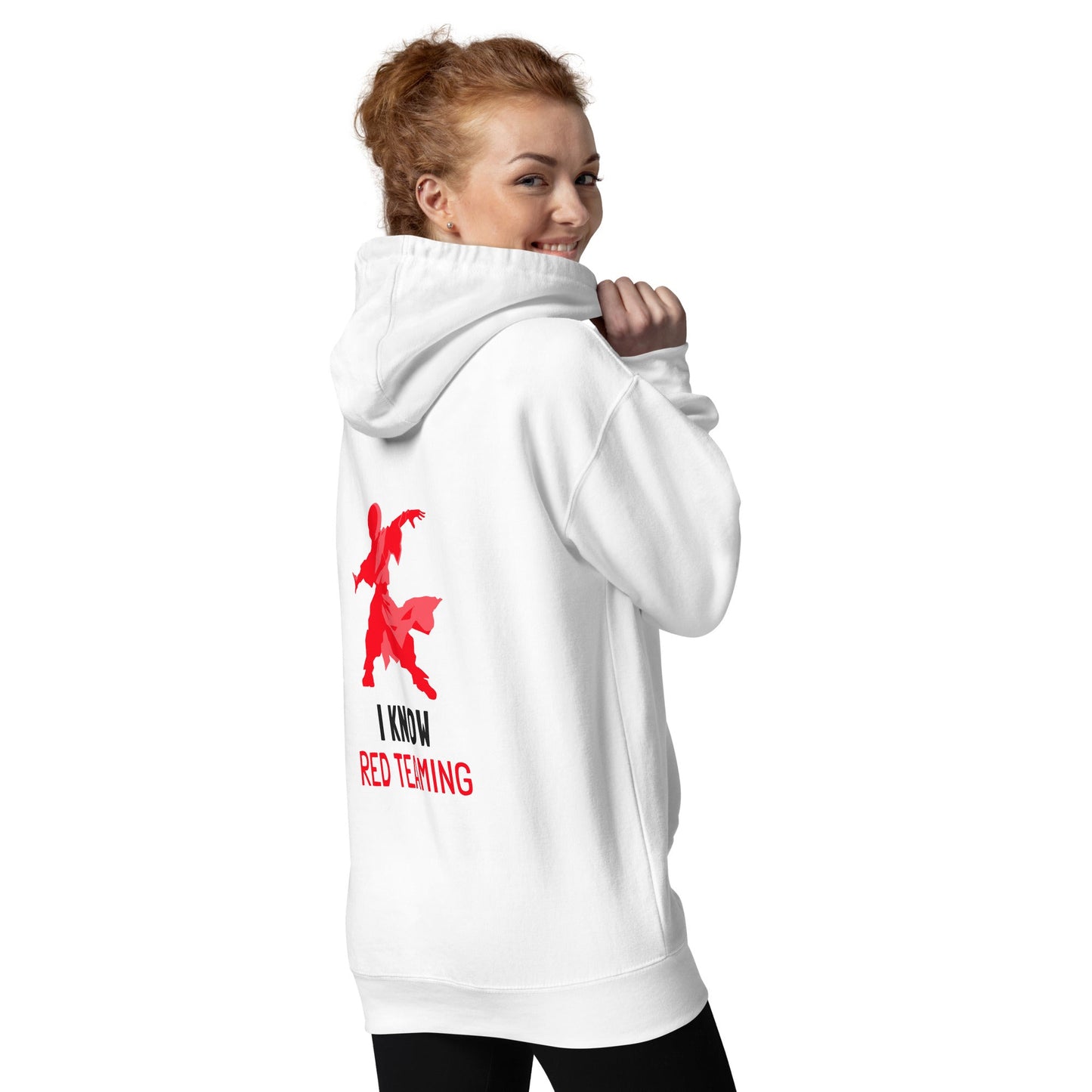 I Know Red Teaming - Unisex Hoodie( Back Print ) by DarkByteGear