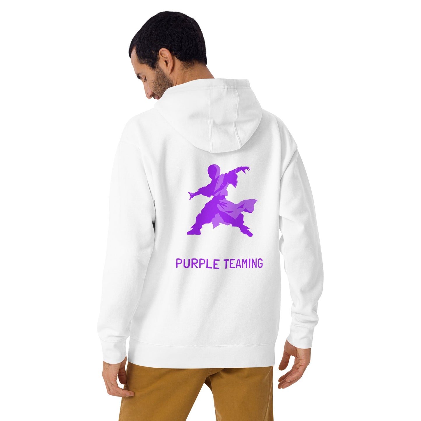I Know Purple Teaming - Unisex Hoodie ( Back Print ) by DarkByteGear