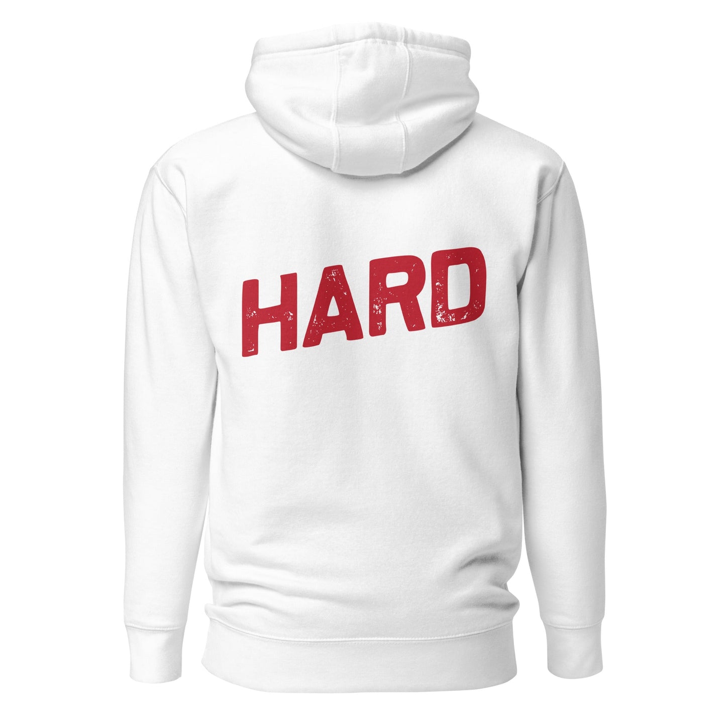 Train Hard - Unisex Hoodie (back print) by DarkByteGear