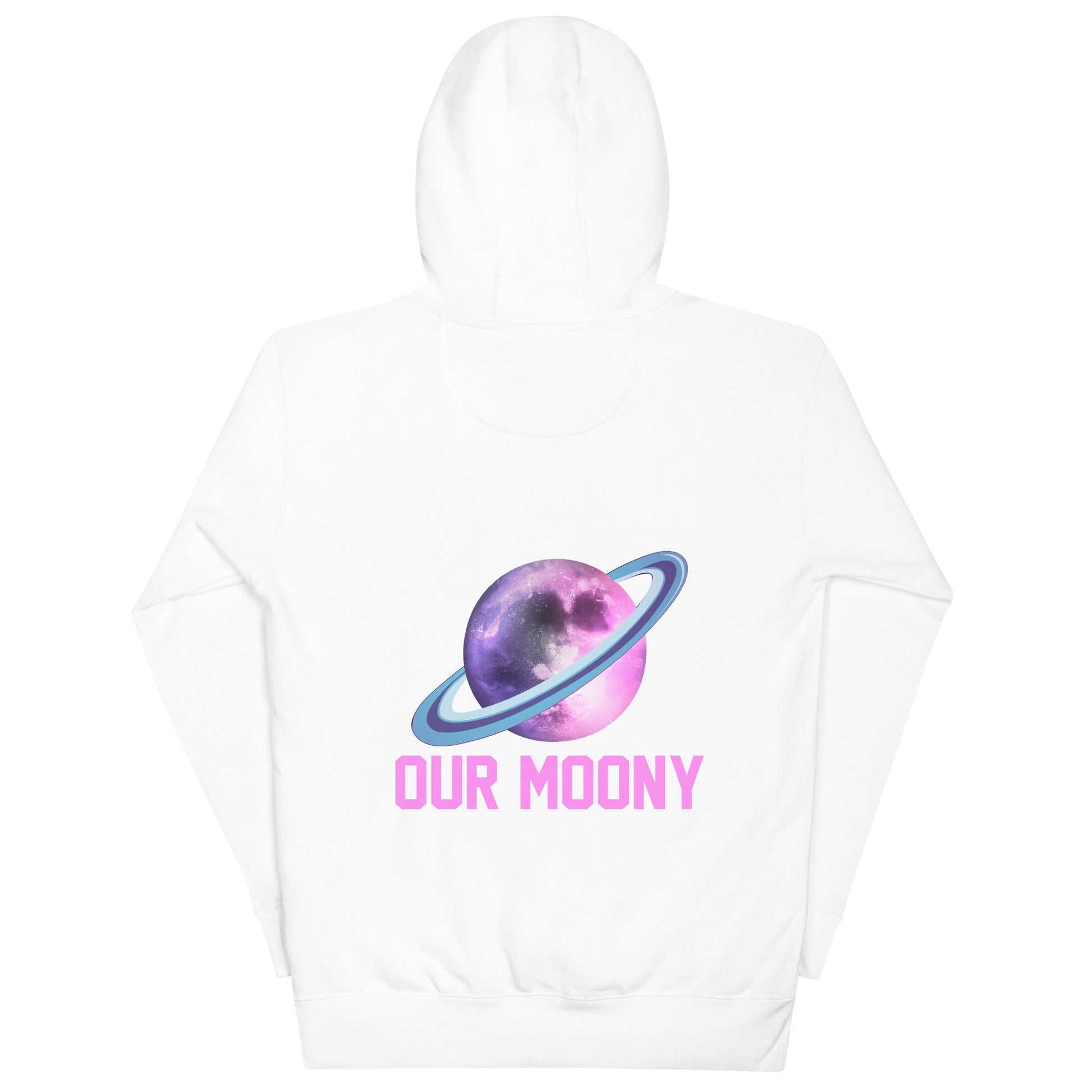 Anything for our moony - Unisex Hoodie (back print) by DarkByteGear