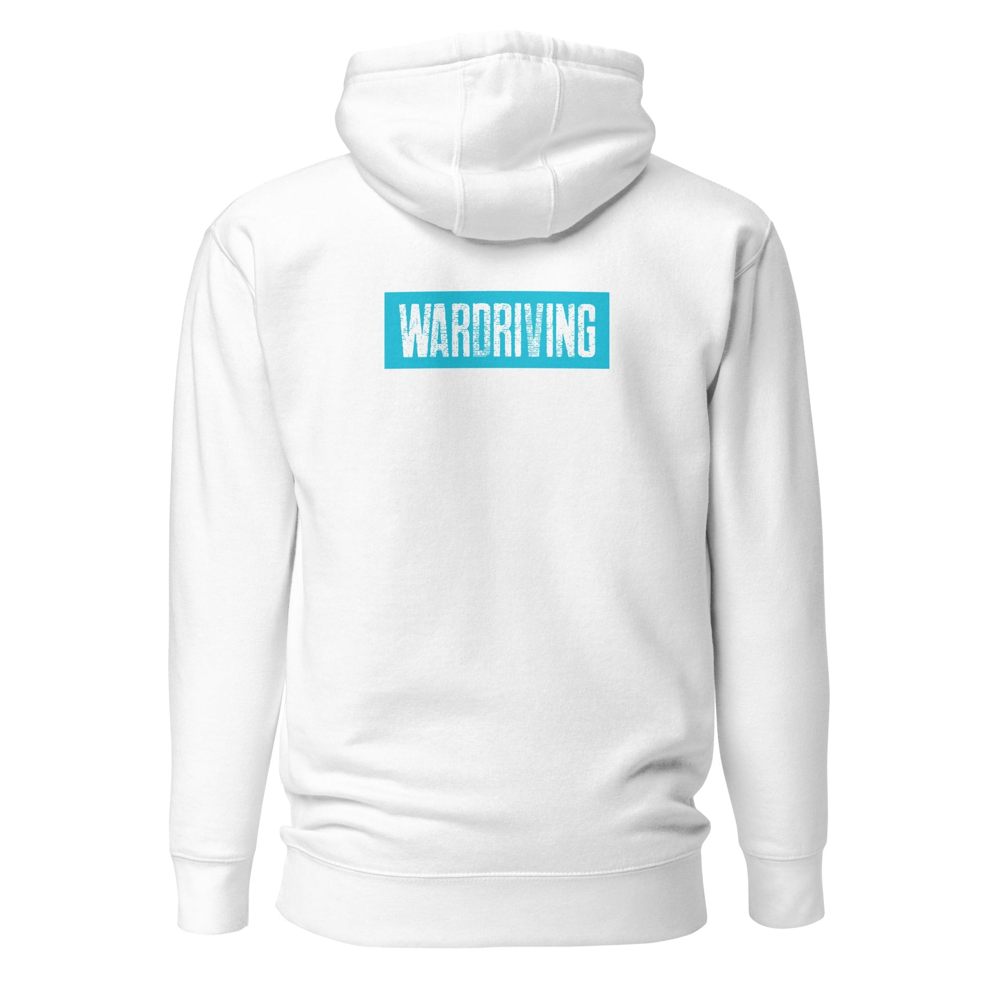 Wardriving Keep calm and search for Wi-Fi - Unisex Hoodie (back print) by DarkByteGear