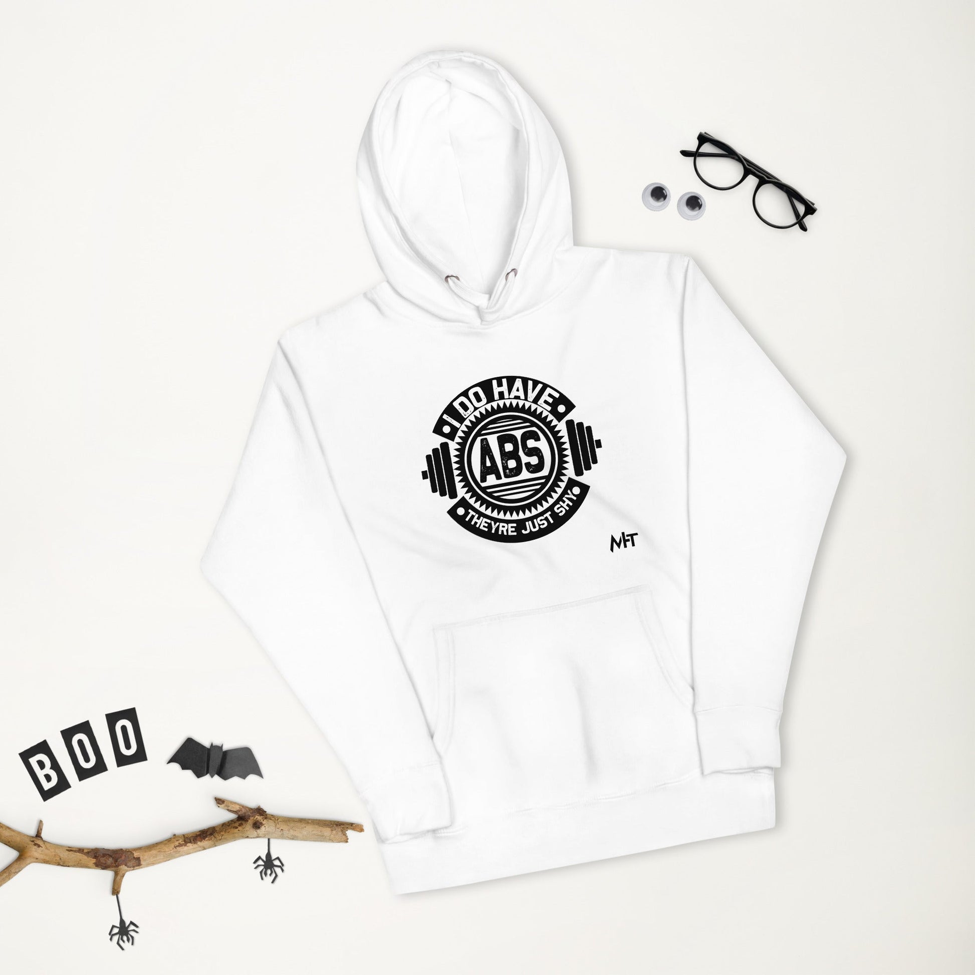 I do have ABS, they are just shy - Unisex Hoodie by DarkByteGear