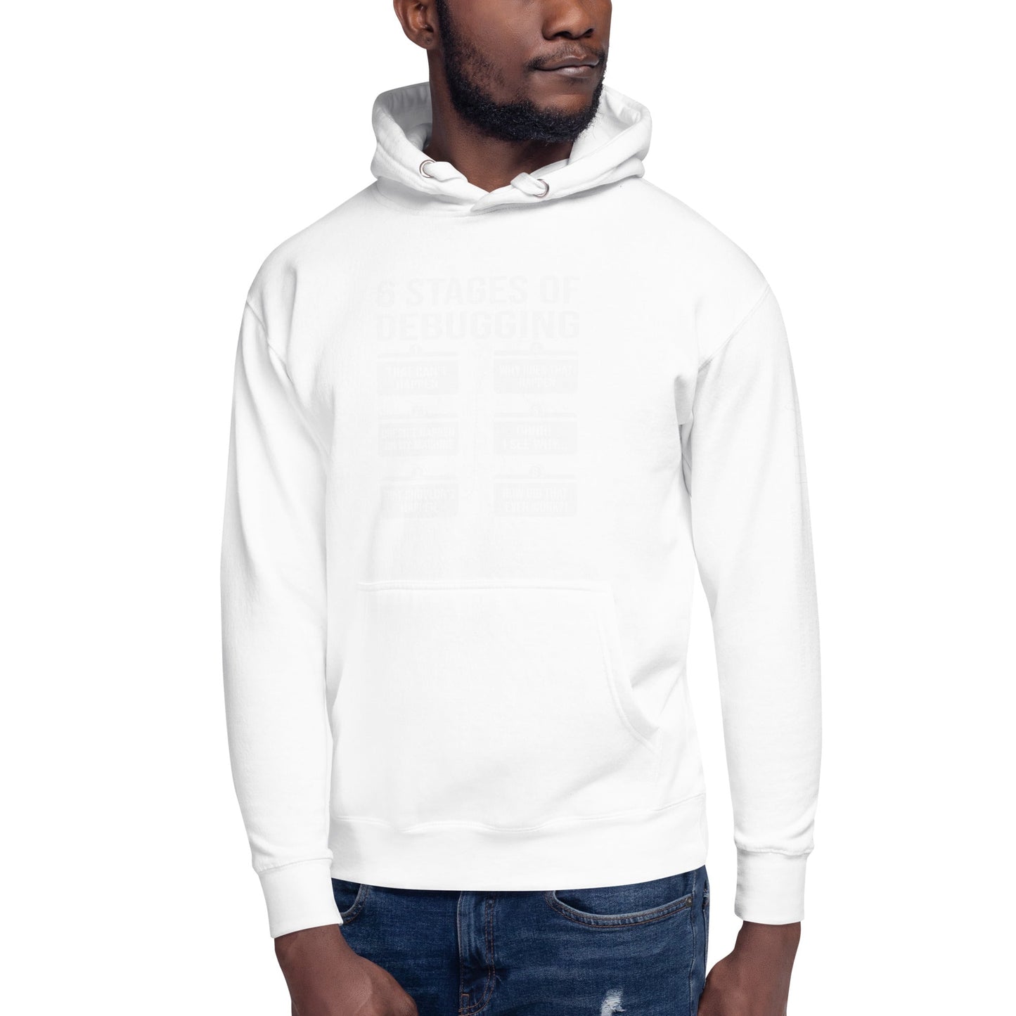 6 Stages of Debugging - Unisex Hoodie by DarkByteGear
