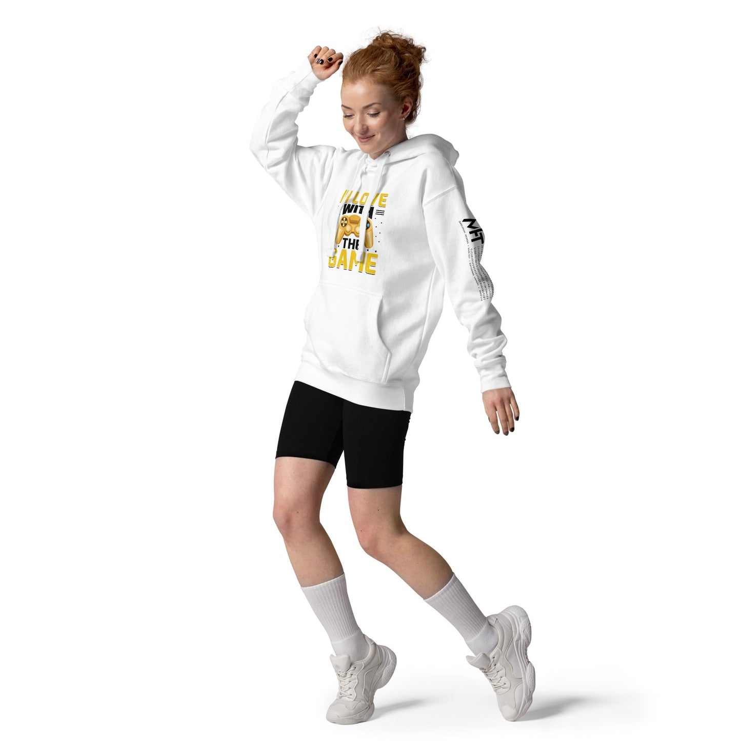 In Love With The Game in Dark Text - Unisex Hoodie by DarkByteGear