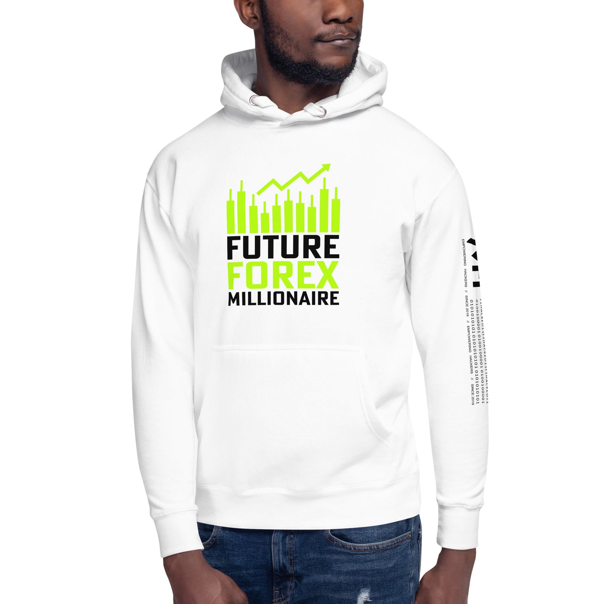 Future Forex Millionaire in Dark Text - Unisex Hoodie by DarkByteGear