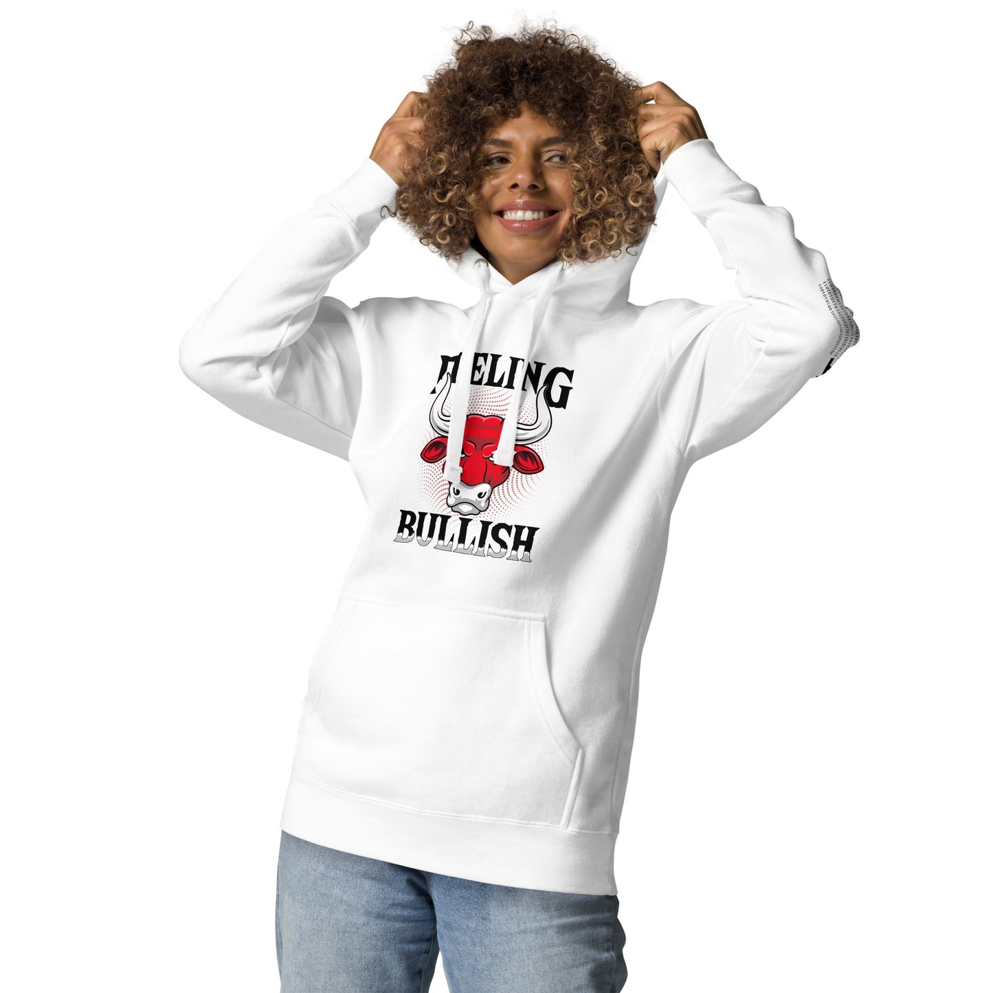 Feeling Bullish in Dark Text - Unisex Hoodie by DarkByteGear