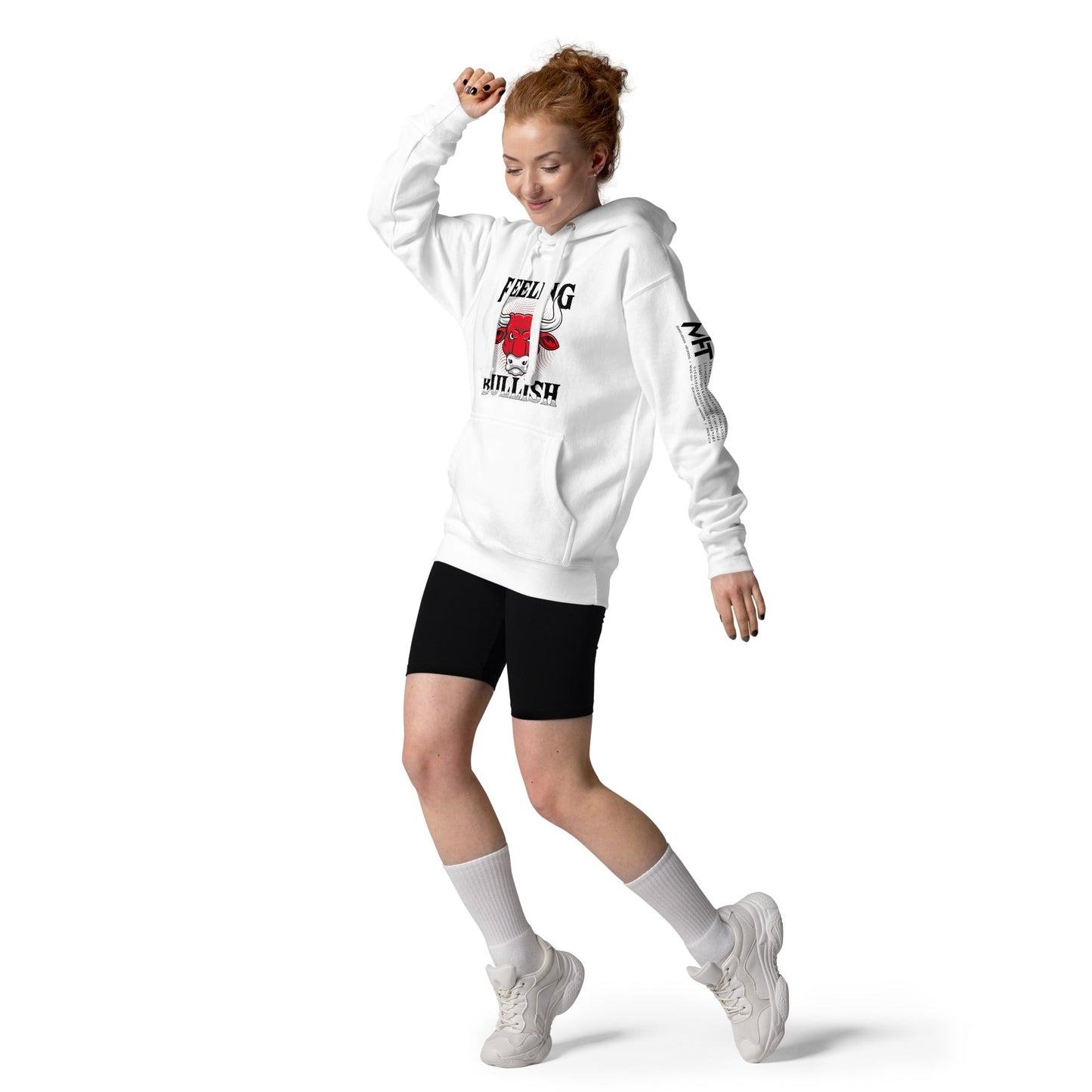 Feeling Bullish in Dark Text - Unisex Hoodie by DarkByteGear