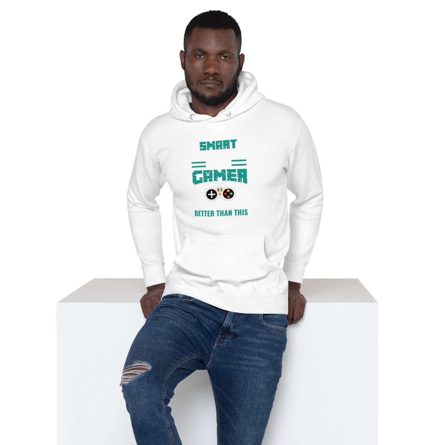 Smart Good Looking and Gamer; It Doesn't Get Any Better than this - Unisex Hoodie by DarkByteGear