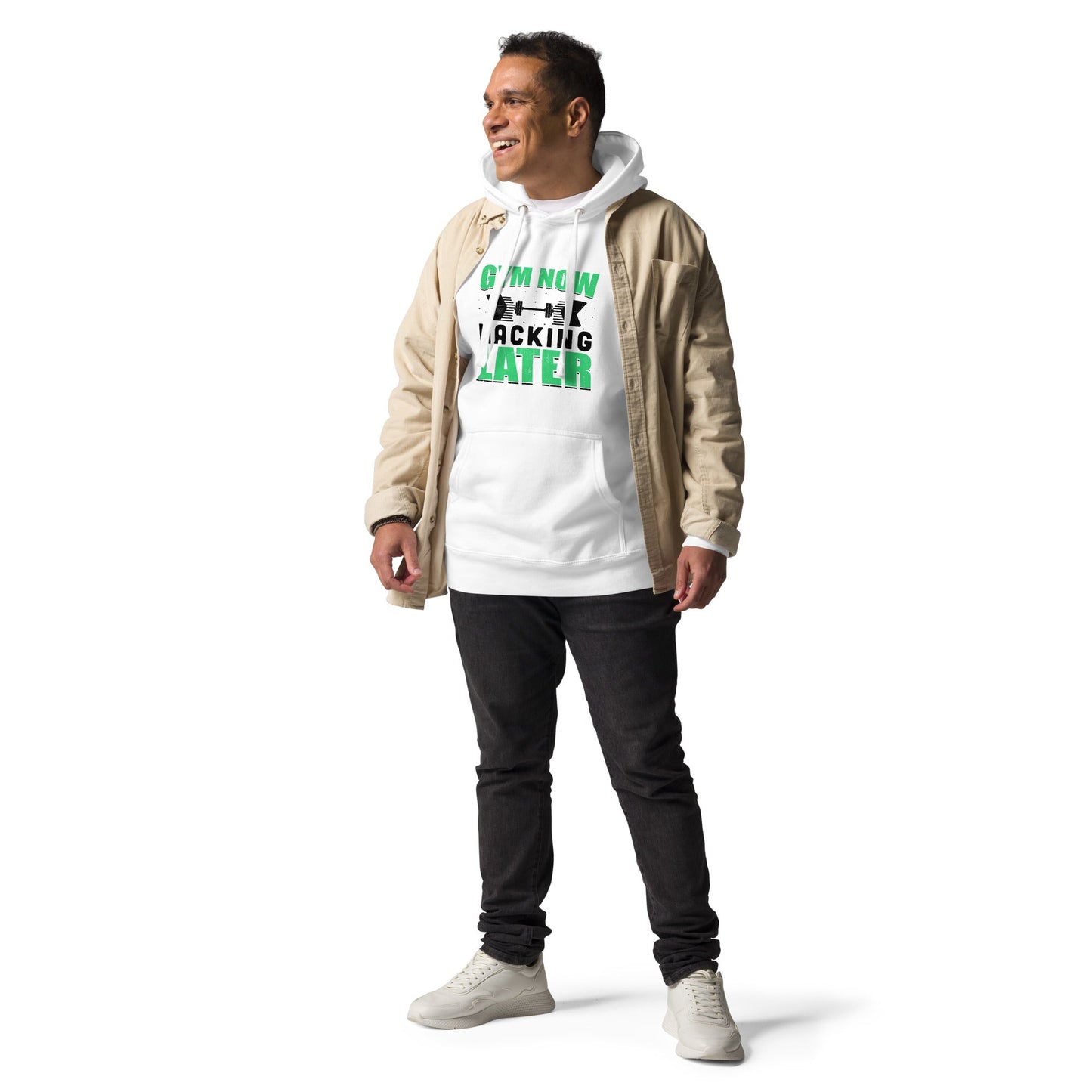 Gym now, hacking later - Unisex Hoodie by DarkByteGear