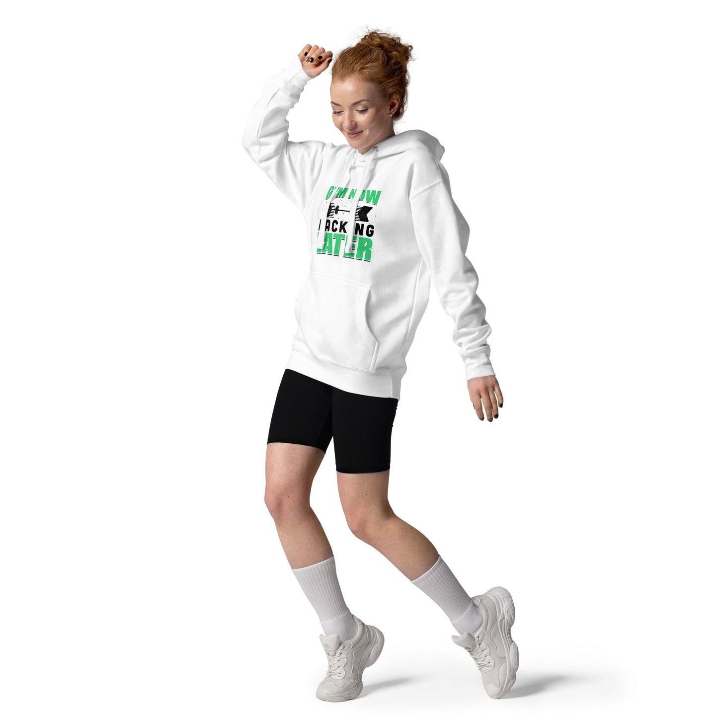 Gym now, hacking later - Unisex Hoodie by DarkByteGear