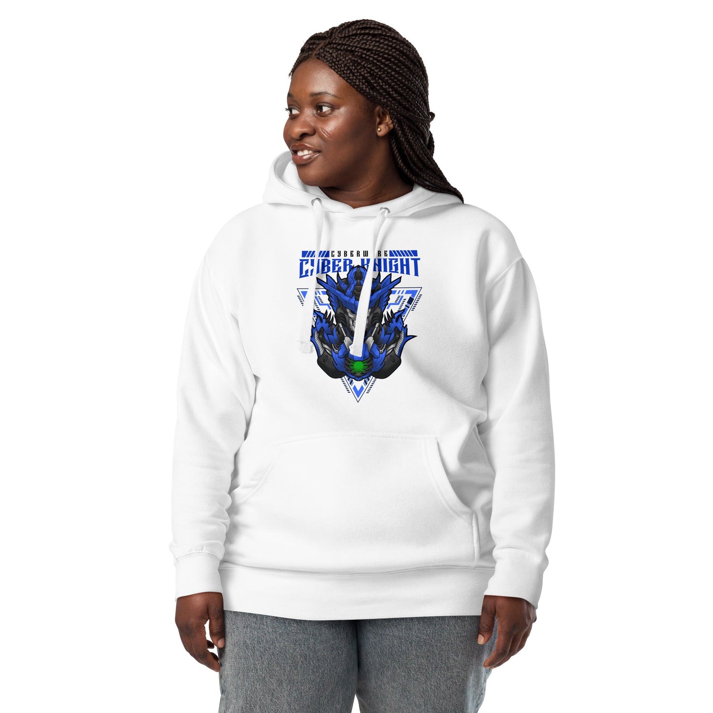 CyberWare Cyber knight - Unisex Hoodie by DarkByteGear