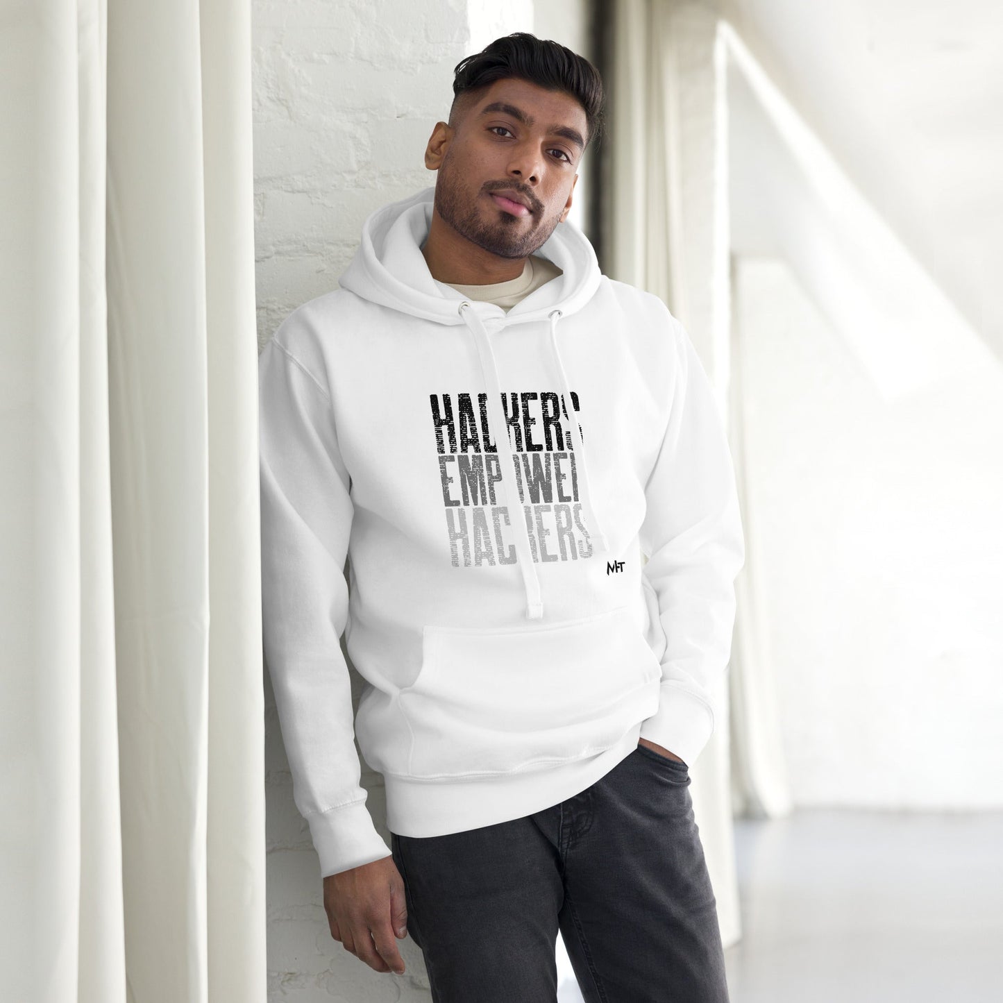Hackers Empower Hackers V1 - Unisex Hoodie by DarkByteGear