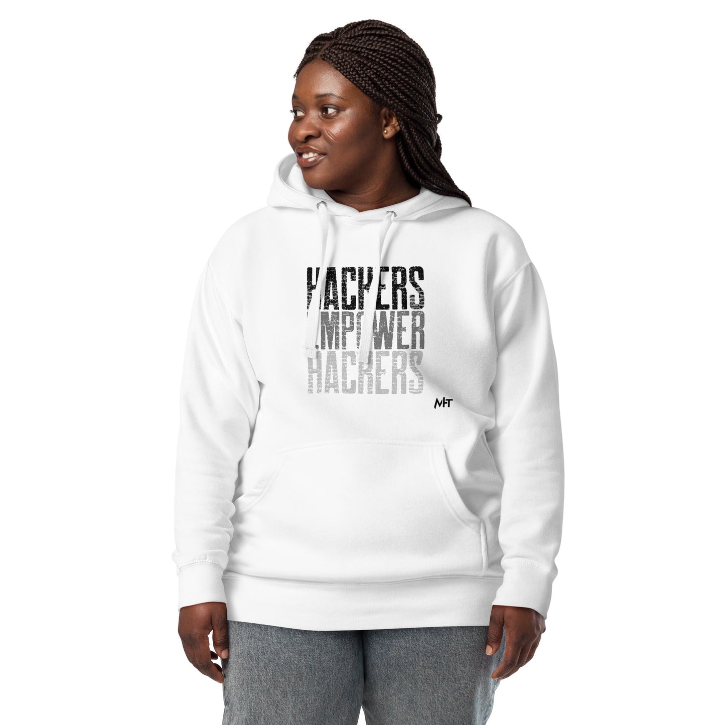 Hackers Empower Hackers V1 - Unisex Hoodie by DarkByteGear