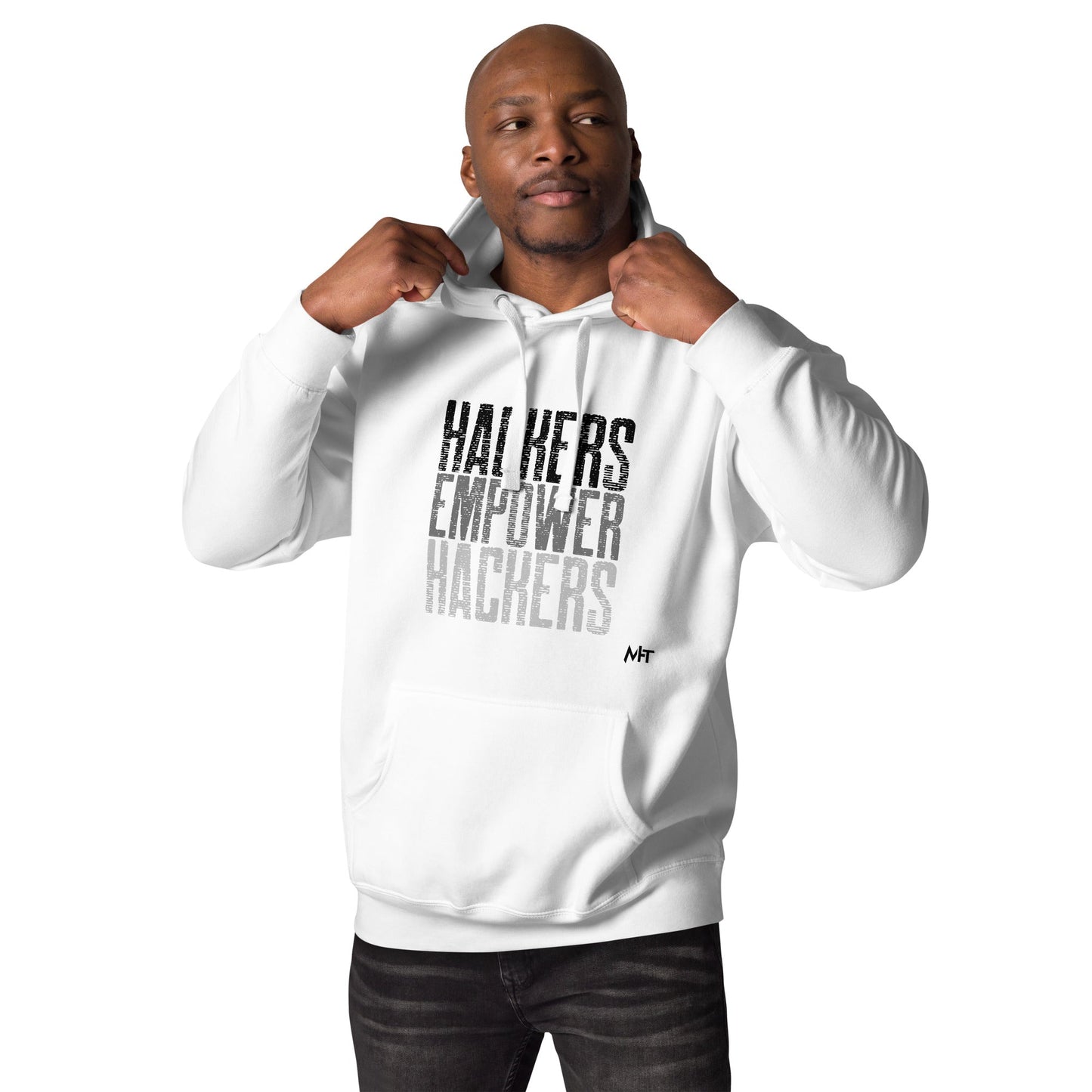 Hackers Empower Hackers V1 - Unisex Hoodie by DarkByteGear