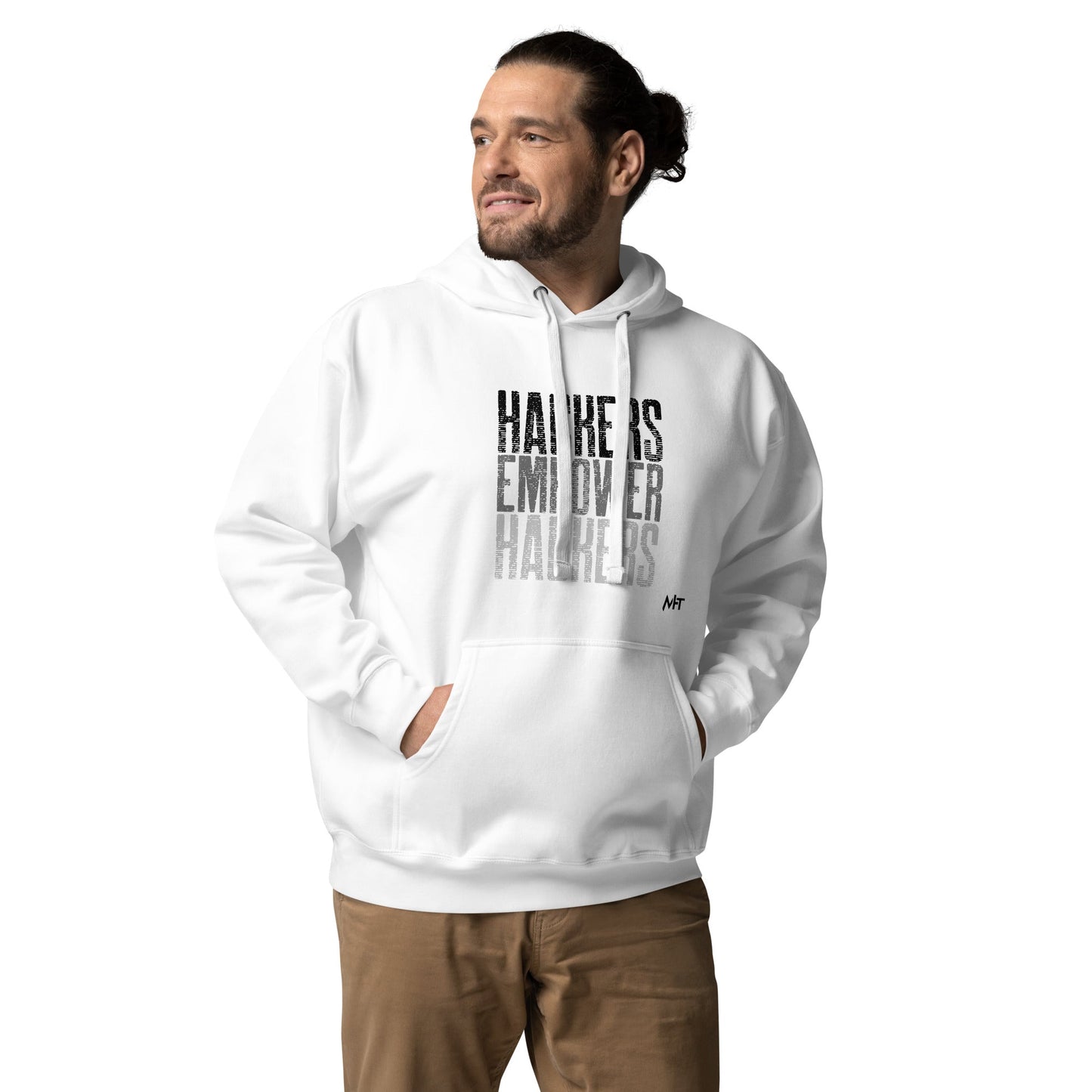 Hackers Empower Hackers V1 - Unisex Hoodie by DarkByteGear