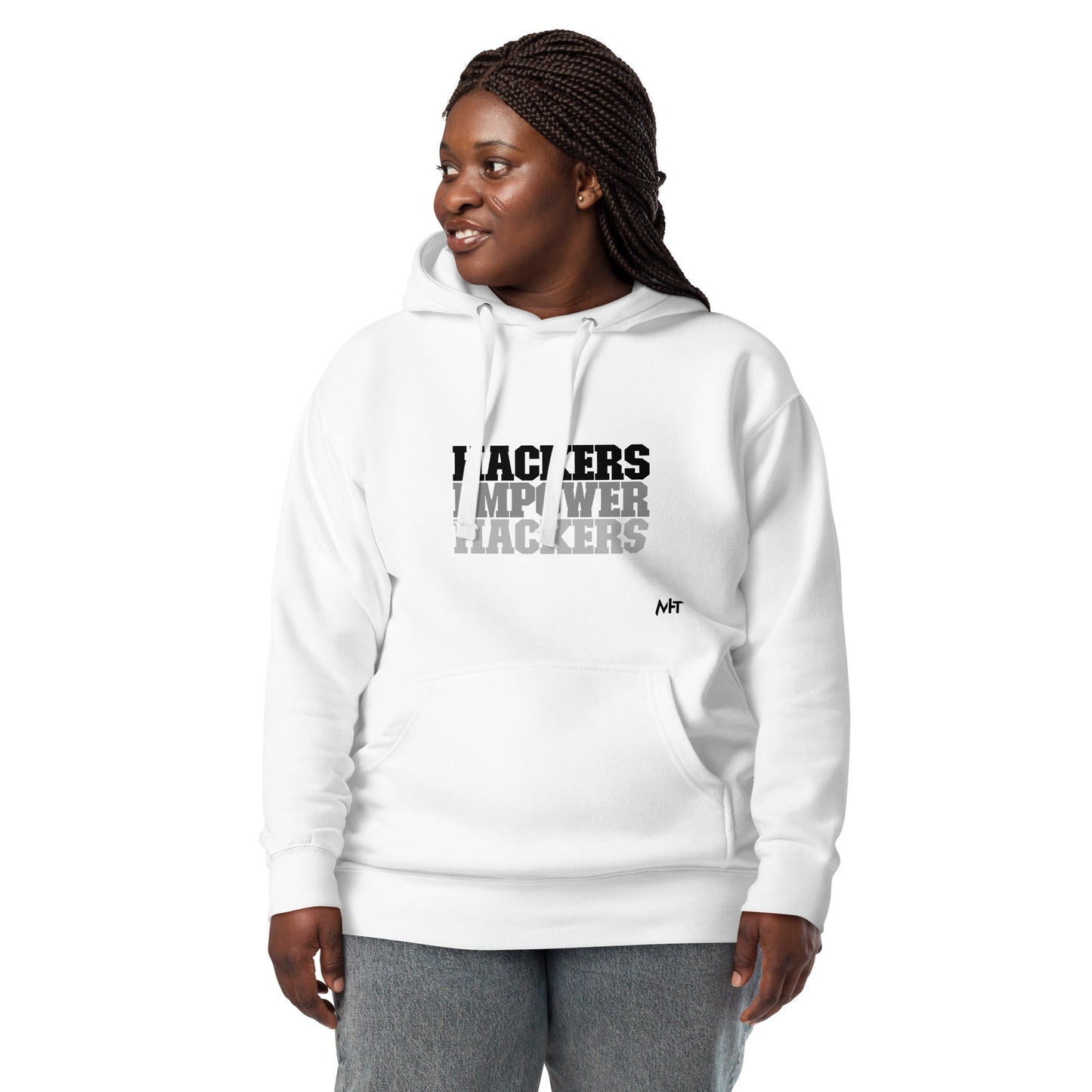 Hackers Empower Hackers V2 - Unisex Hoodie by DarkByteGear