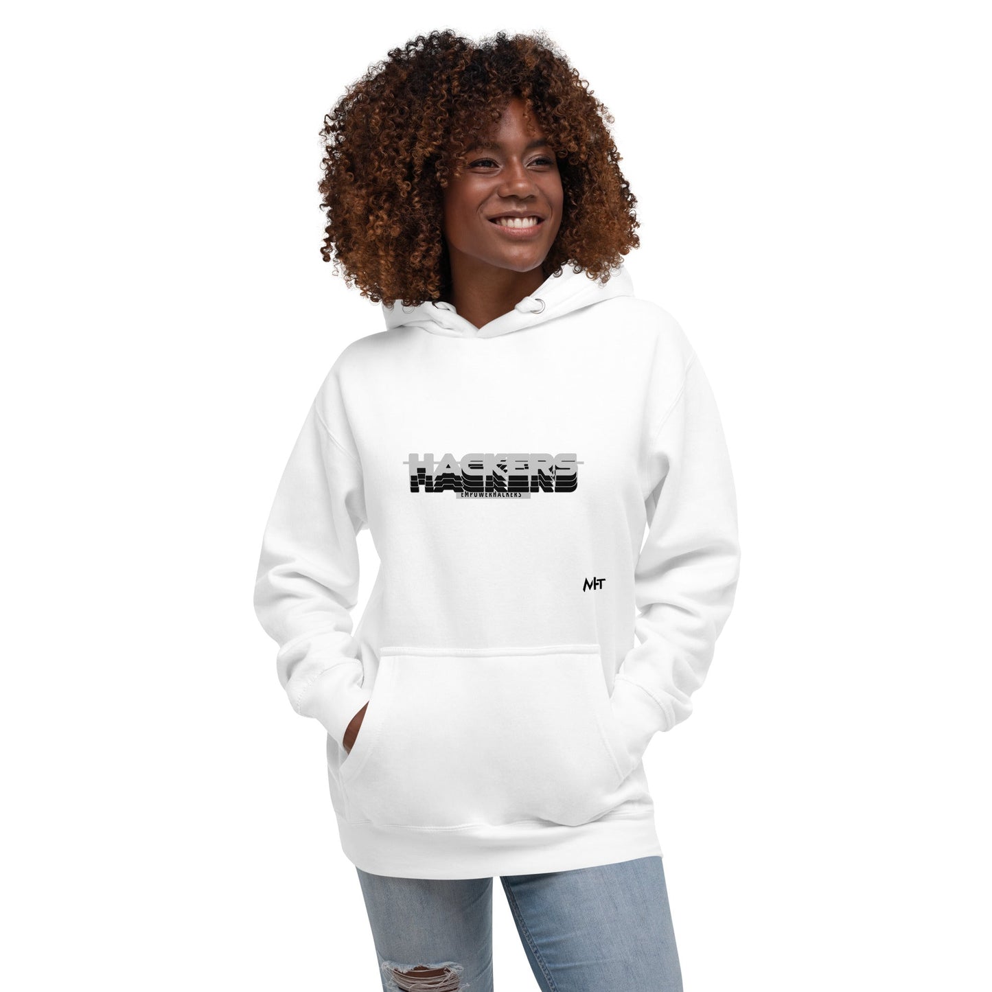 Hackers Empower Hackers V3 - Unisex Hoodie by DarkByteGear