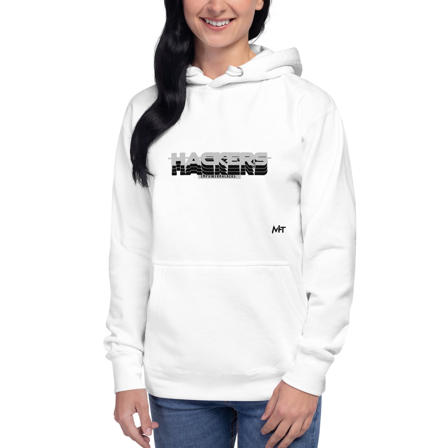 Hackers Empower Hackers V3 - Unisex Hoodie by DarkByteGear