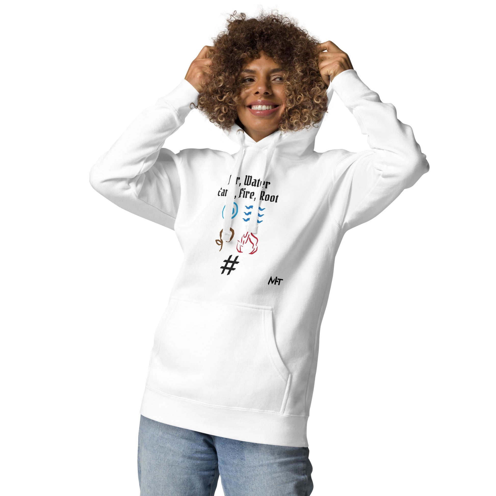 Air, Water, Earth, Fire, Root - Unisex Hoodie by DarkByteGear