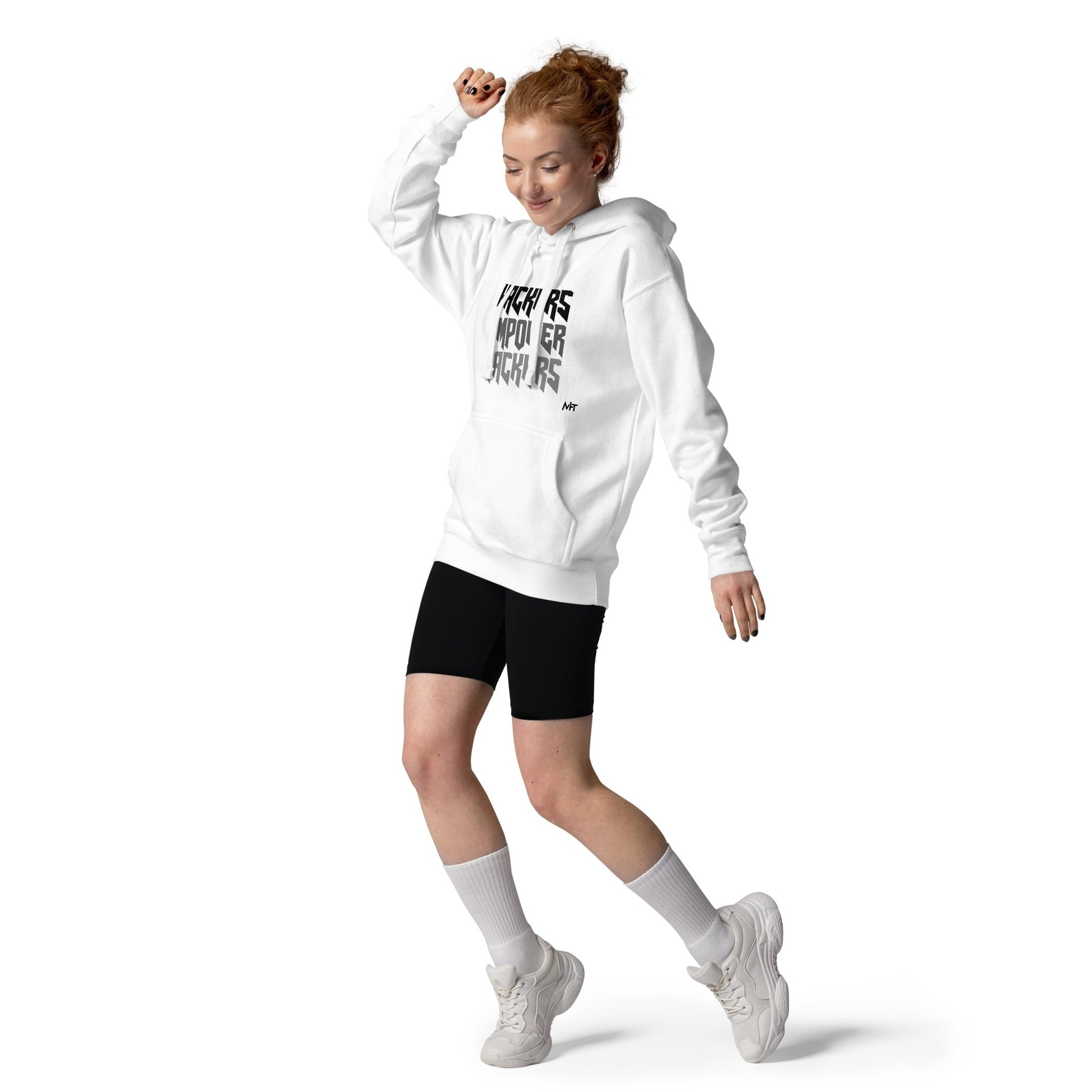 Hackers Empower Hackers V4 - Unisex Hoodie by DarkByteGear