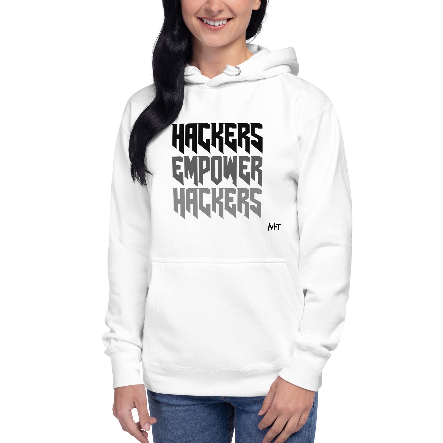 Hackers Empower Hackers V4 - Unisex Hoodie by DarkByteGear
