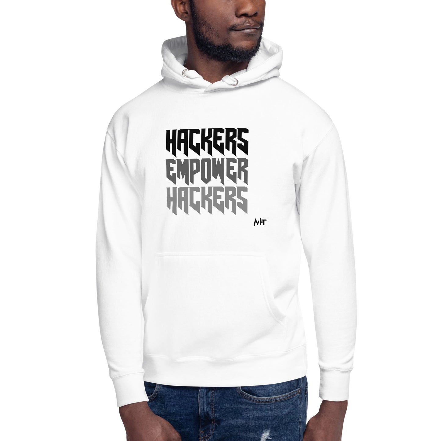 Hackers Empower Hackers V4 - Unisex Hoodie by DarkByteGear
