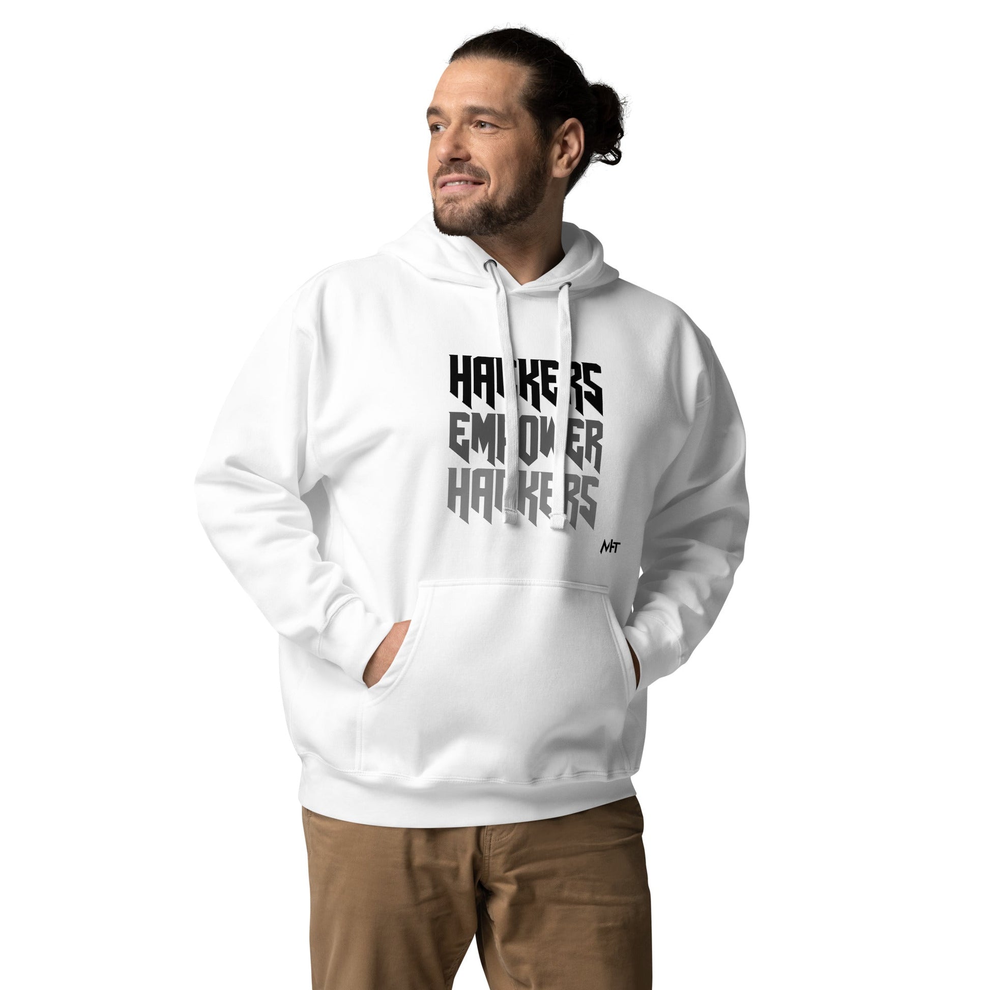 Hackers Empower Hackers V4 - Unisex Hoodie by DarkByteGear