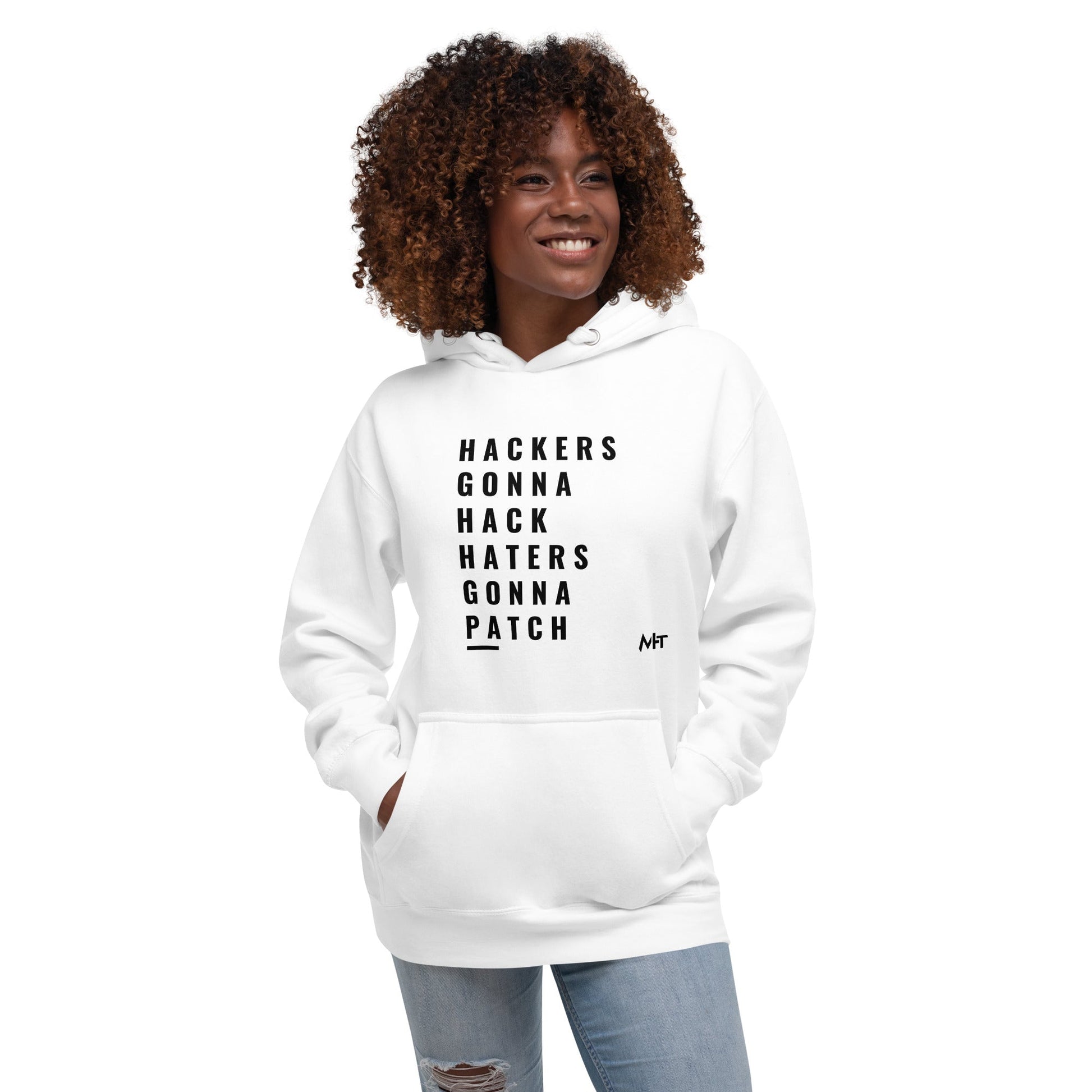 Hackers Gonna Hack: Haters Gonna Patch - Unisex Hoodie by DarkByteGear