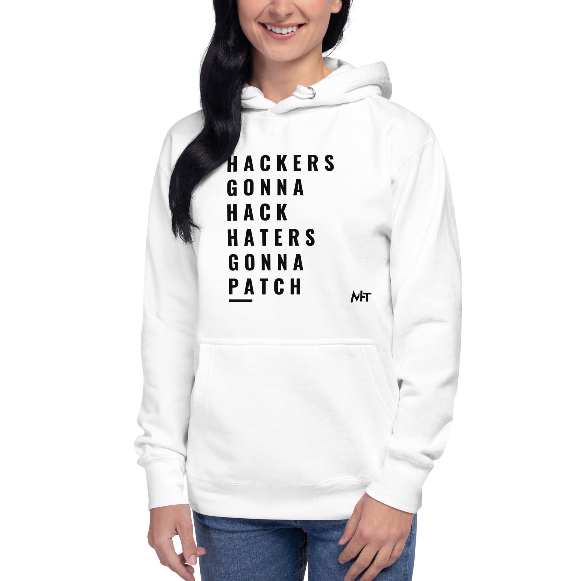 Hackers Gonna Hack: Haters Gonna Patch - Unisex Hoodie by DarkByteGear