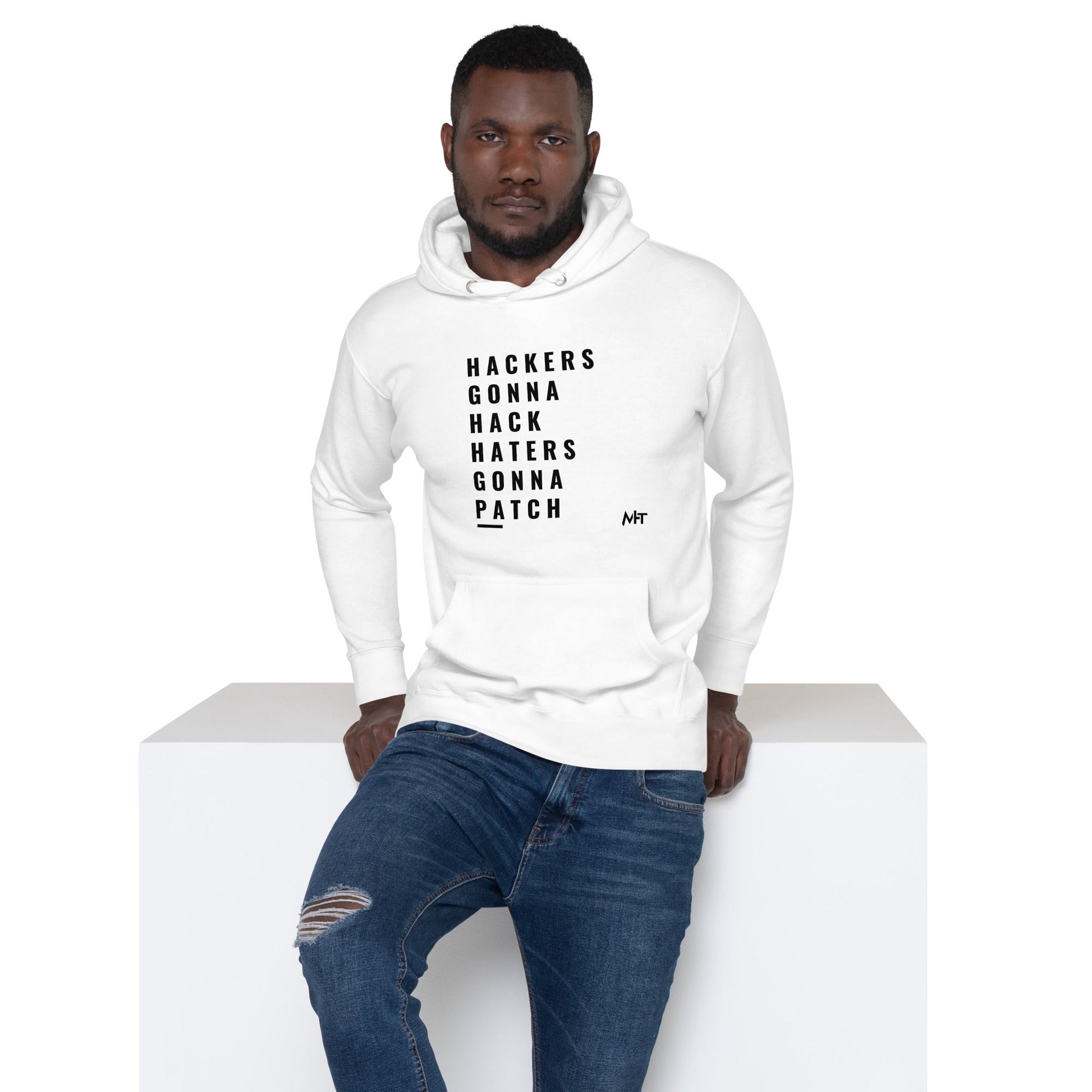 Hackers Gonna Hack: Haters Gonna Patch - Unisex Hoodie by DarkByteGear