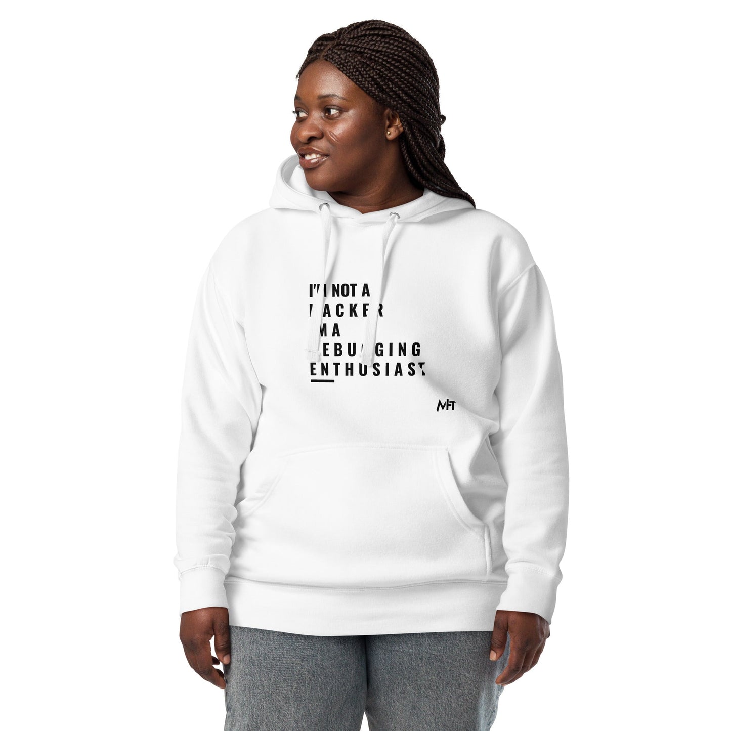 I'm not a Hacker: I'm a Debugging Enthusiast - Unisex Hoodie by DarkByteGear