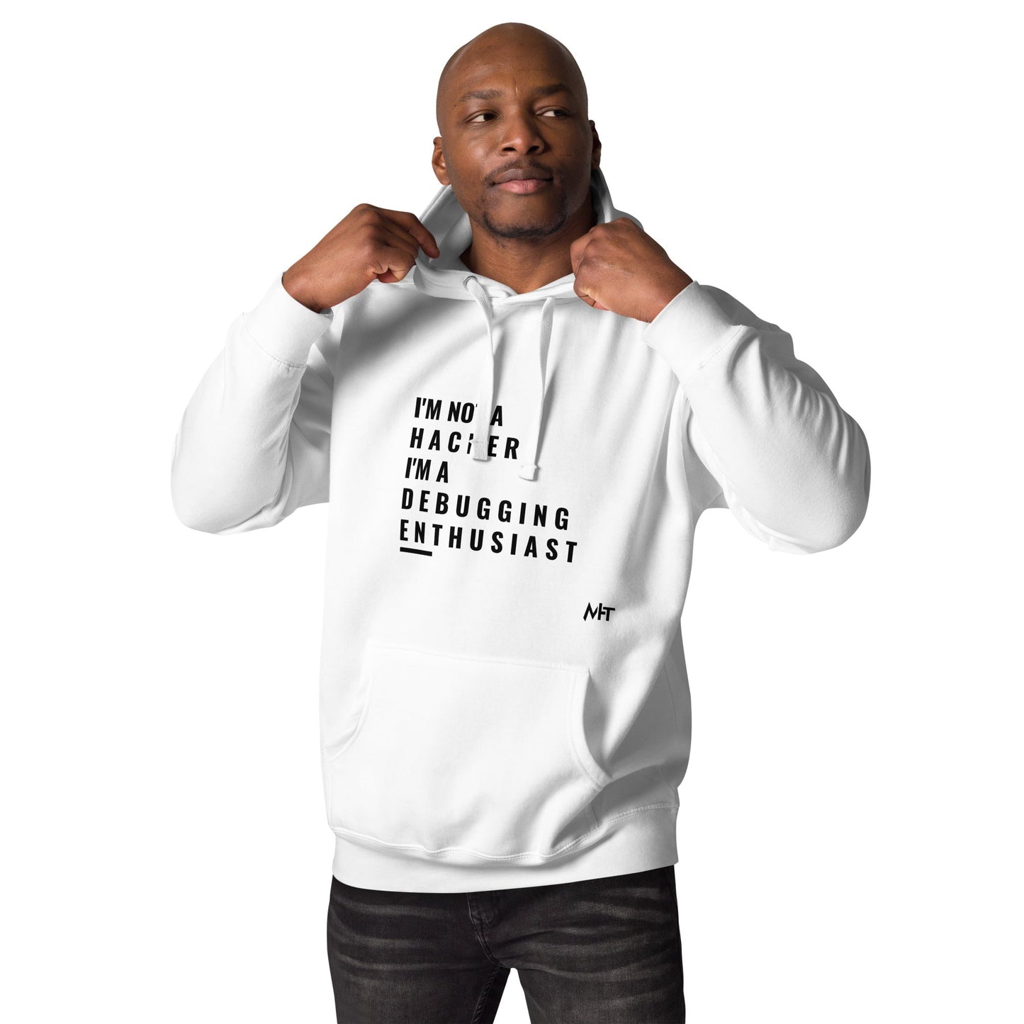 I'm not a Hacker: I'm a Debugging Enthusiast - Unisex Hoodie by DarkByteGear