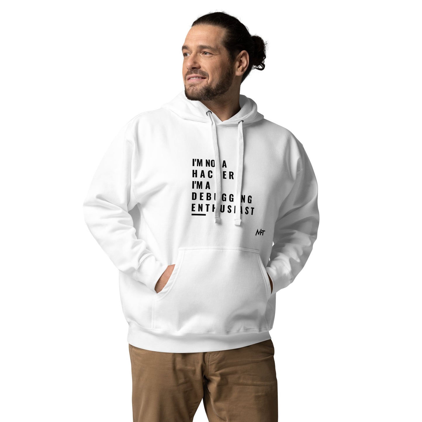 I'm not a Hacker: I'm a Debugging Enthusiast - Unisex Hoodie by DarkByteGear