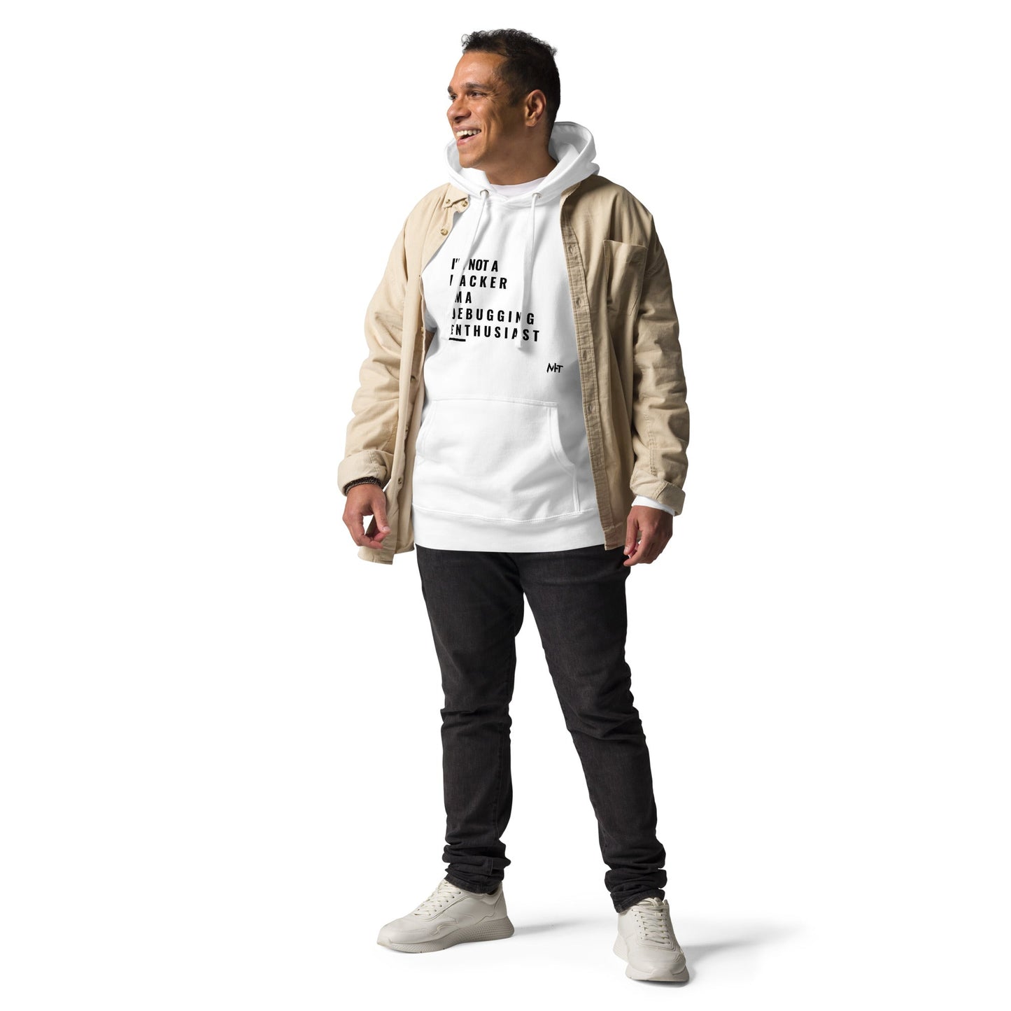 I'm not a Hacker: I'm a Debugging Enthusiast - Unisex Hoodie by DarkByteGear