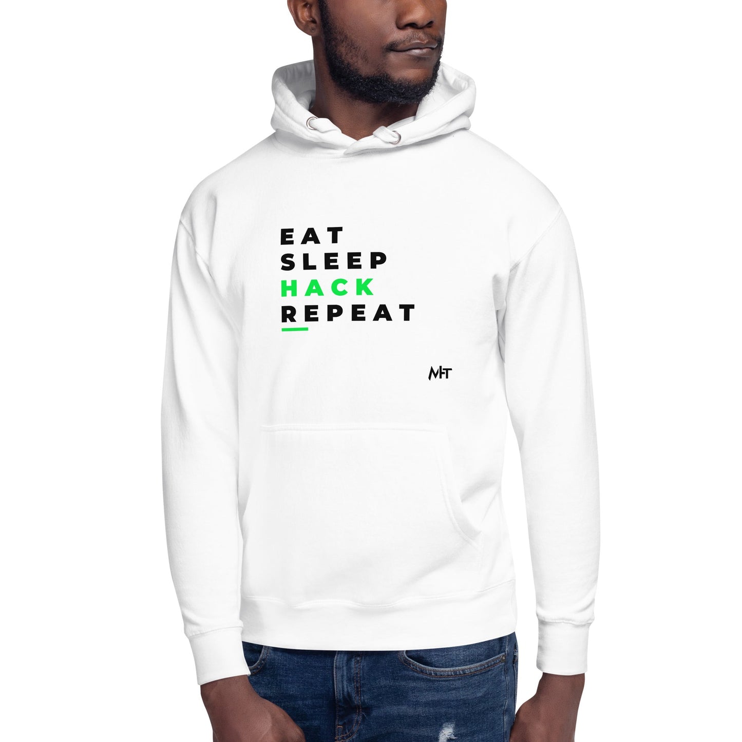 Eat, Sleep, Hack, Repeat V2 - Unisex Hoodie by DarkByteGear