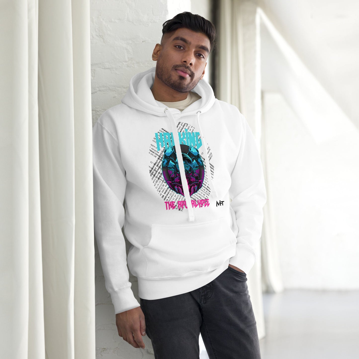 Hacking the apocalypse V2 - Unisex Hoodie by DarkByteGear