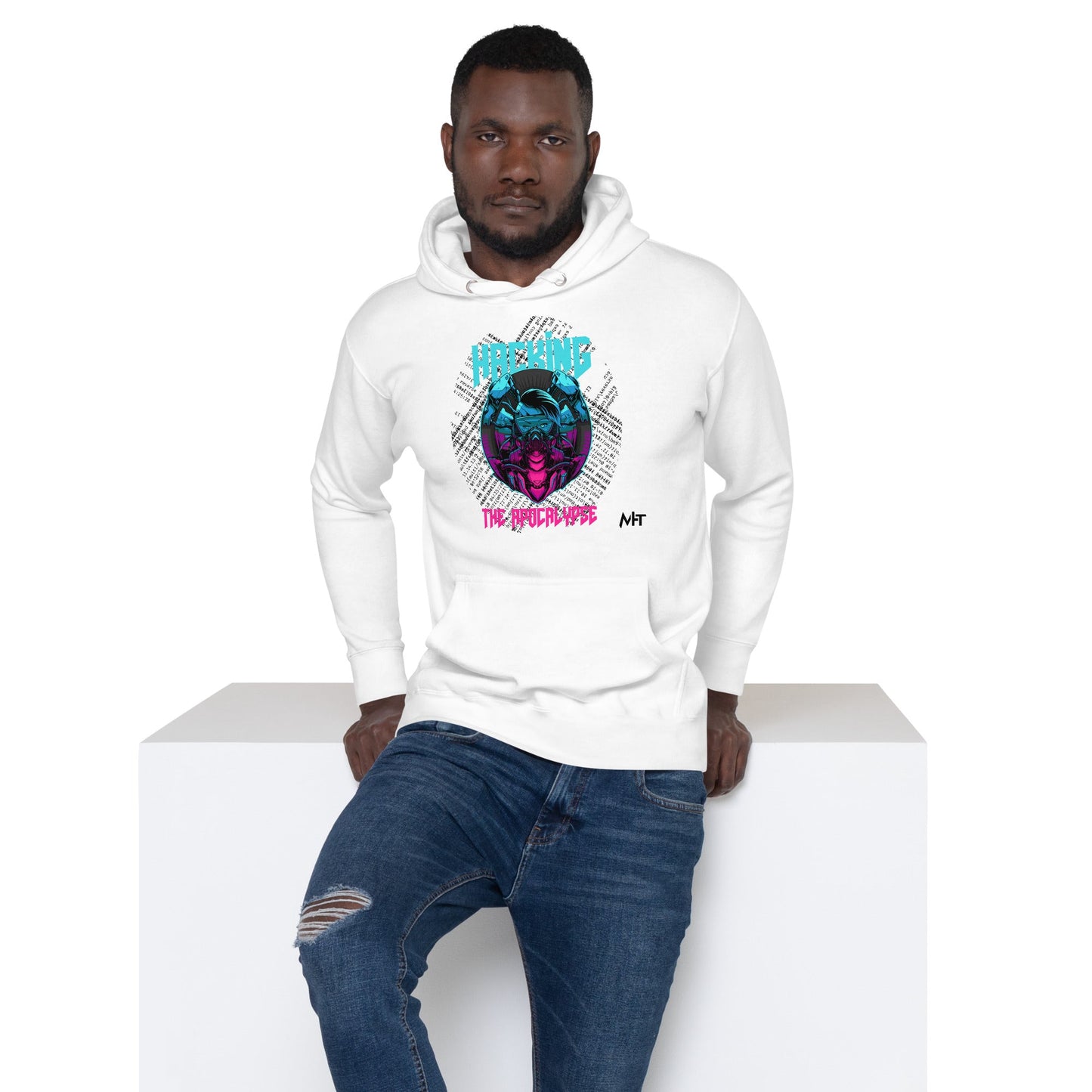 Hacking the apocalypse V2 - Unisex Hoodie by DarkByteGear