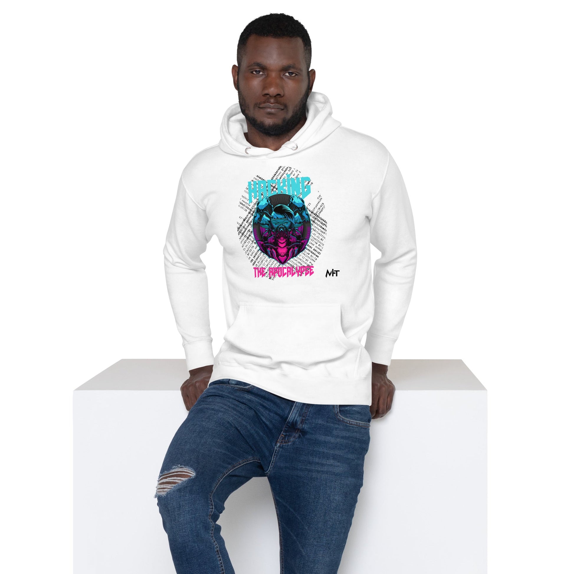 Hacking the apocalypse V2 - Unisex Hoodie by DarkByteGear